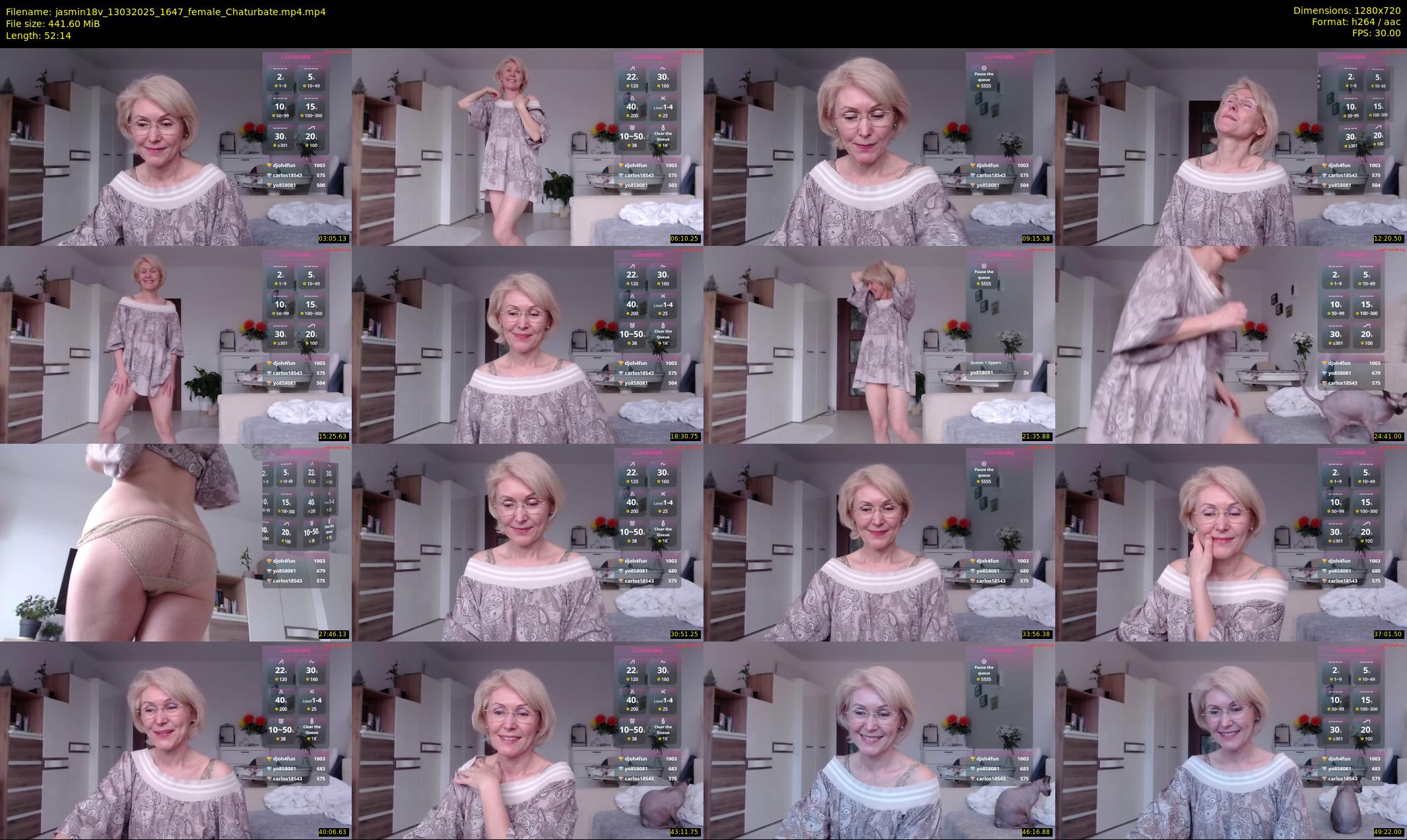 jasmin18v — 53 minute Chaturbate female cam show recording, 720p, Mar 13, 2025
