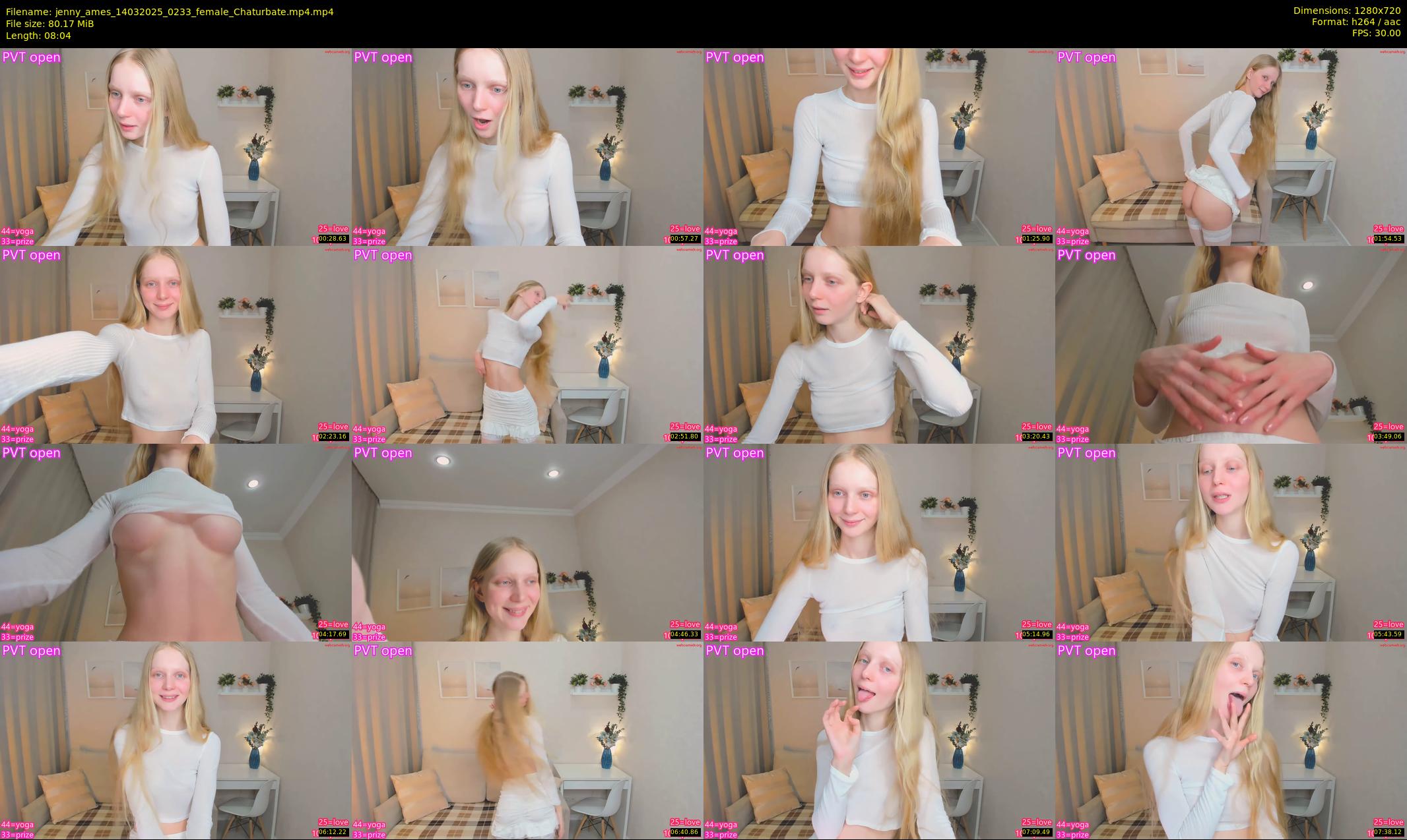 jenny_ames — 9 minute Chaturbate female cam show recording, 720p, Mar 14, 2025