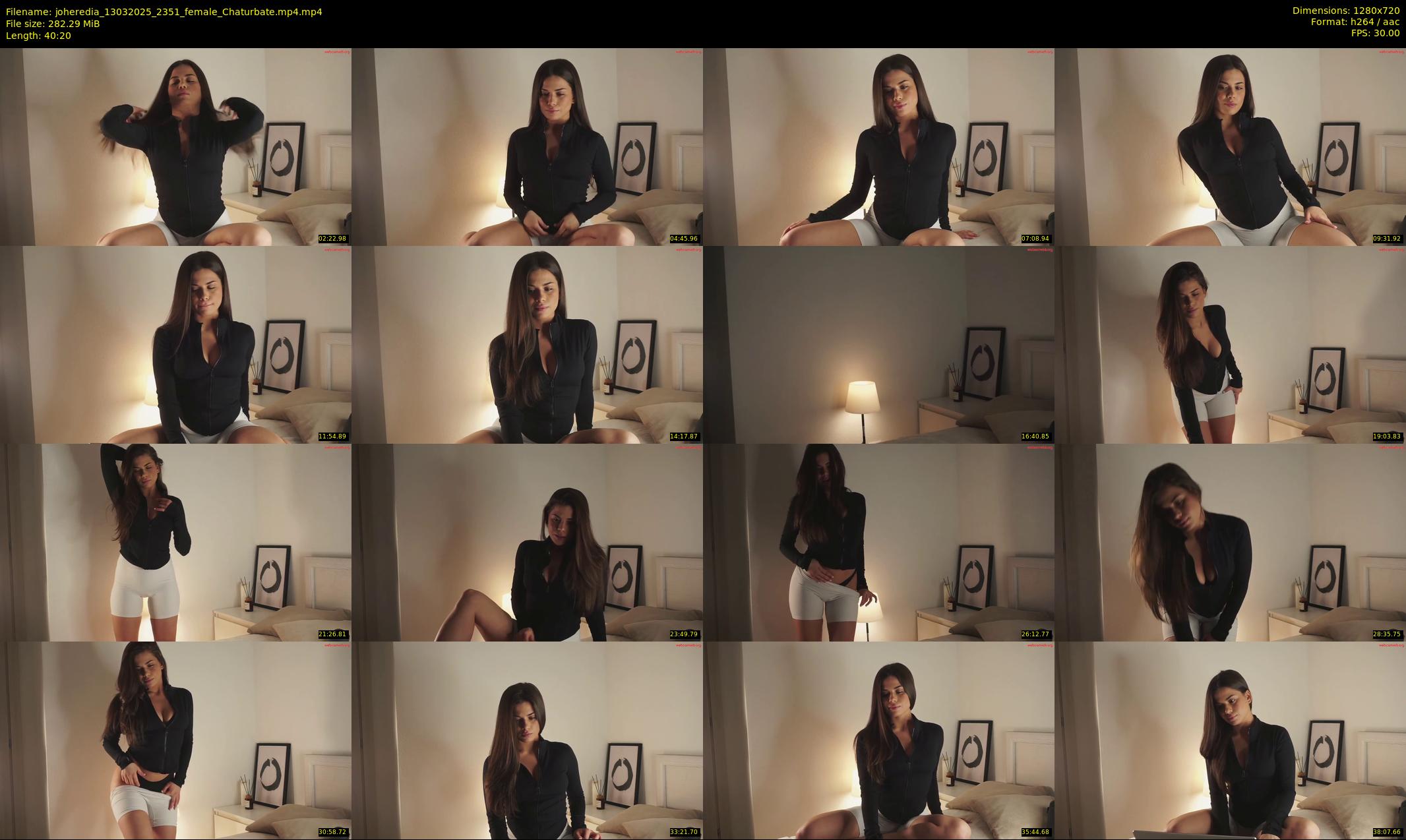 joheredia — 41 minute Chaturbate female cam show recording, 720p, Mar 13, 2025