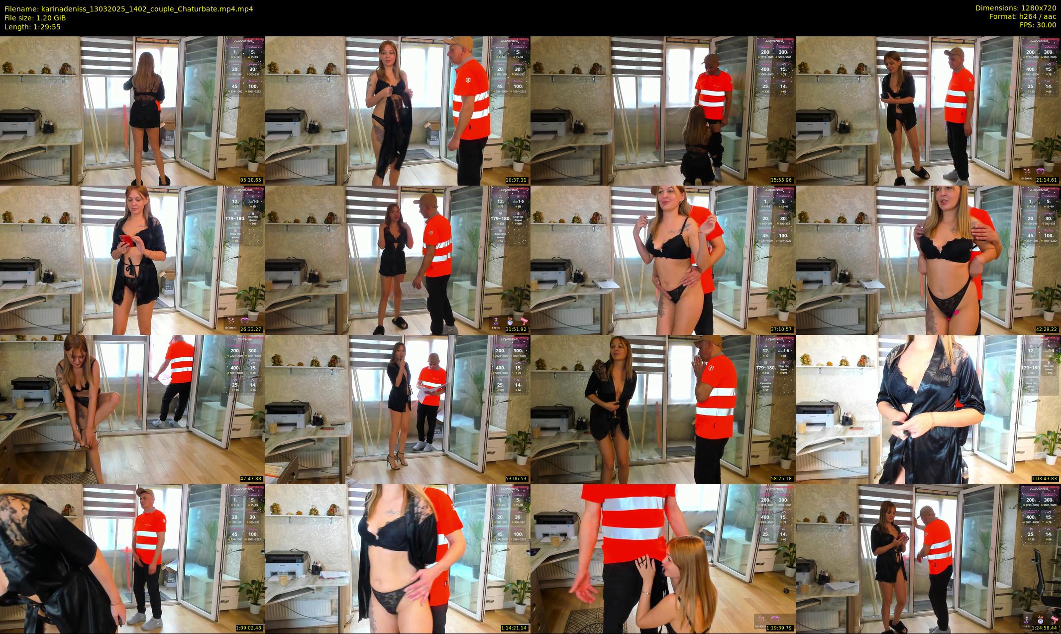 karinadeniss — 90 minute Chaturbate couple cam show recording, 720p, Mar 13, 2025