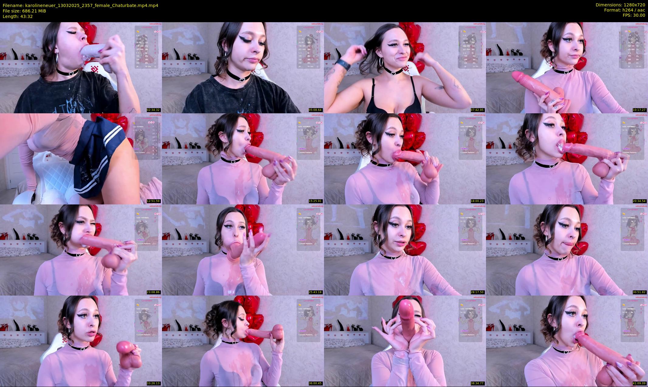 karolineneuer — 44 minute Chaturbate female cam show recording, 720p, Mar 13, 2025
