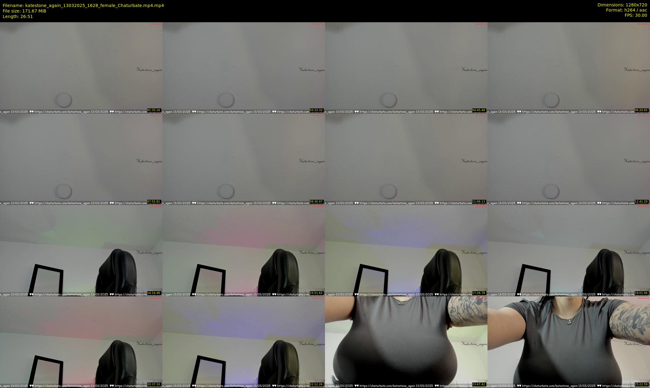 katestone_again — 27 minute Chaturbate female cam show recording, 720p, Mar 13, 2025