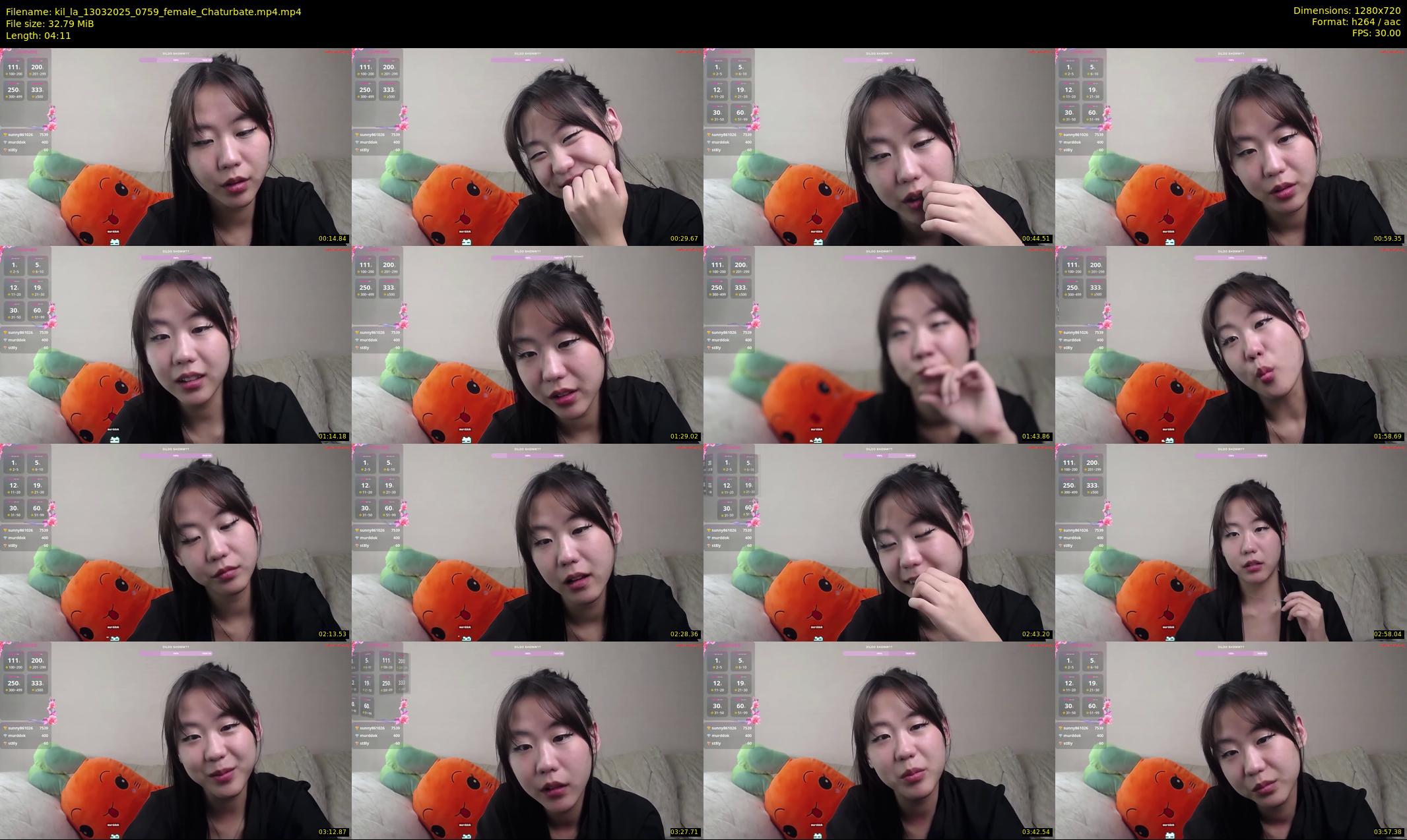 kil_la — 5 minute Chaturbate female cam show recording, 720p, Mar 13, 2025