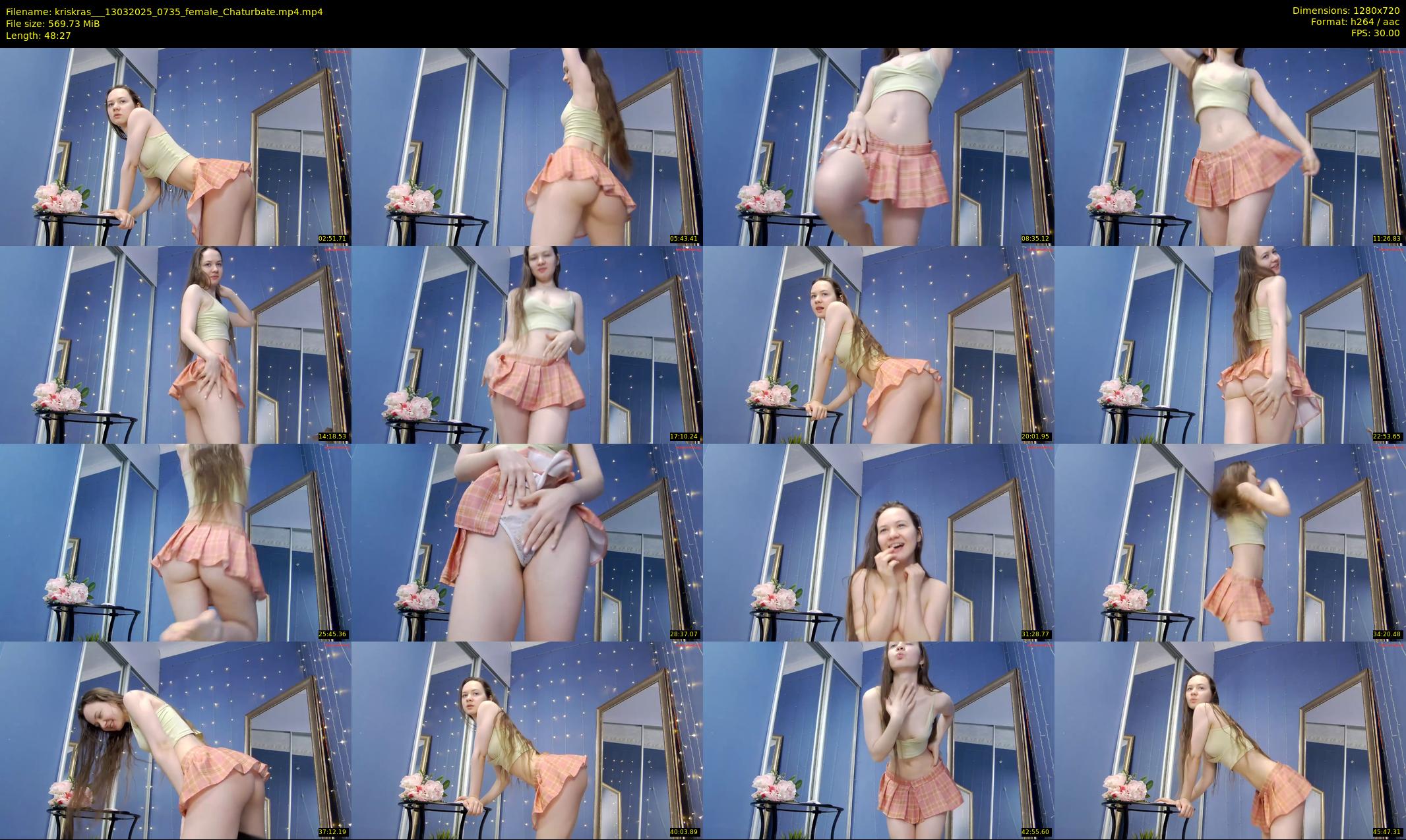 kriskras__ — 49 minute Chaturbate female cam show recording, 720p, Mar 13, 2025