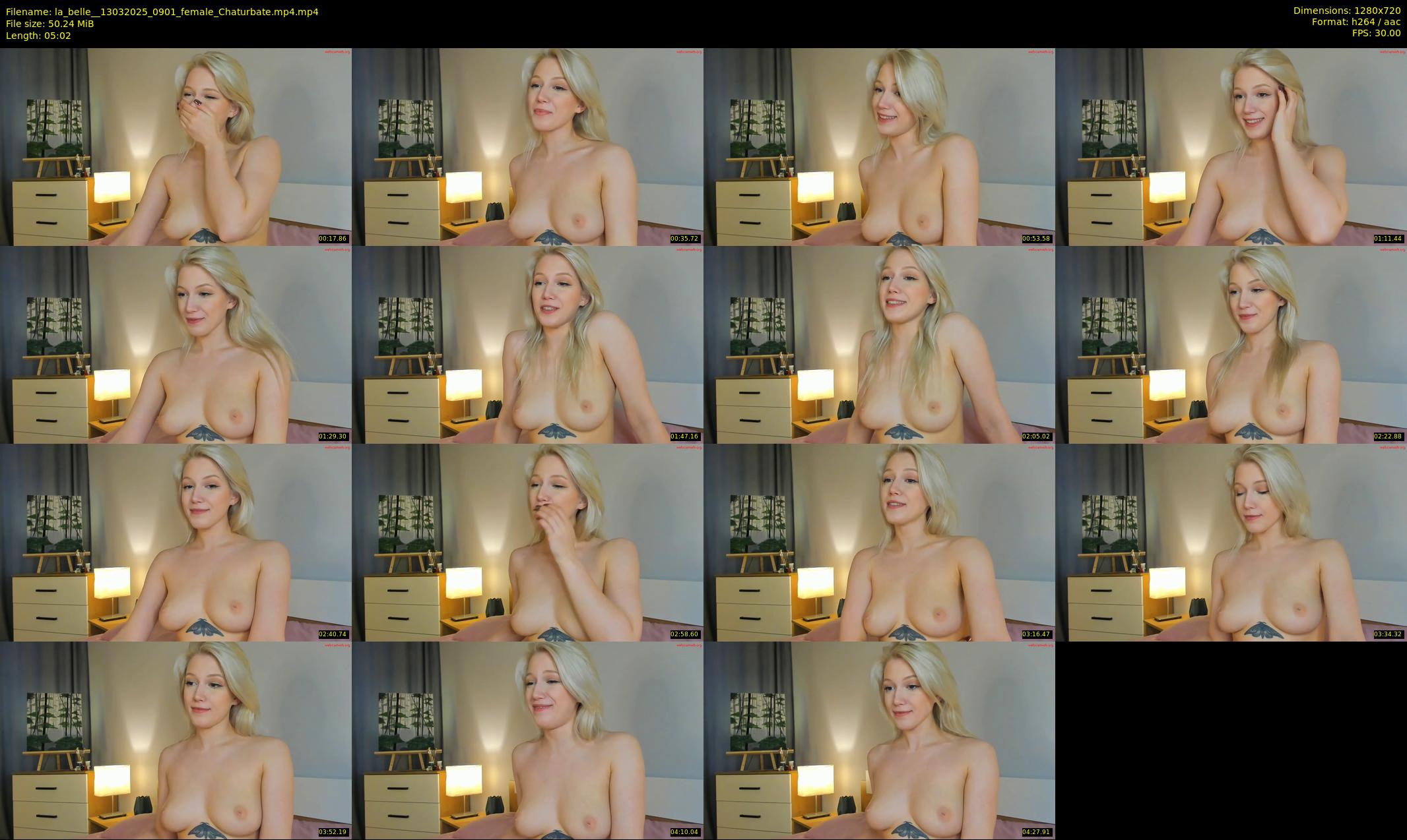 la_belle_ — 6 minute Chaturbate female cam show recording, 720p, Mar 13, 2025