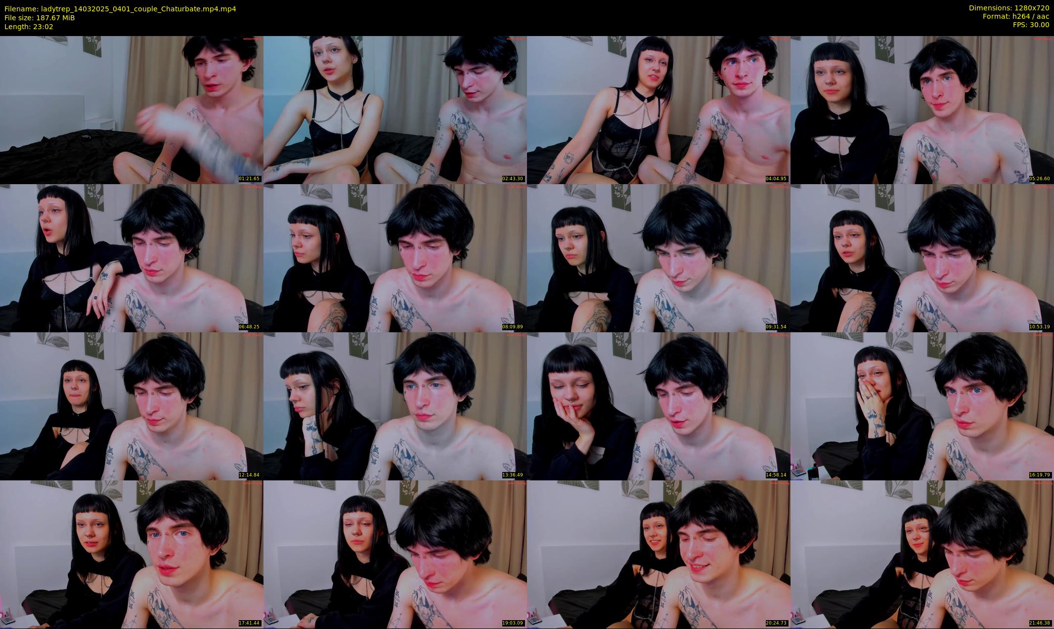 ladytrep — 24 minute Chaturbate couple cam show recording, 720p, Mar 14, 2025