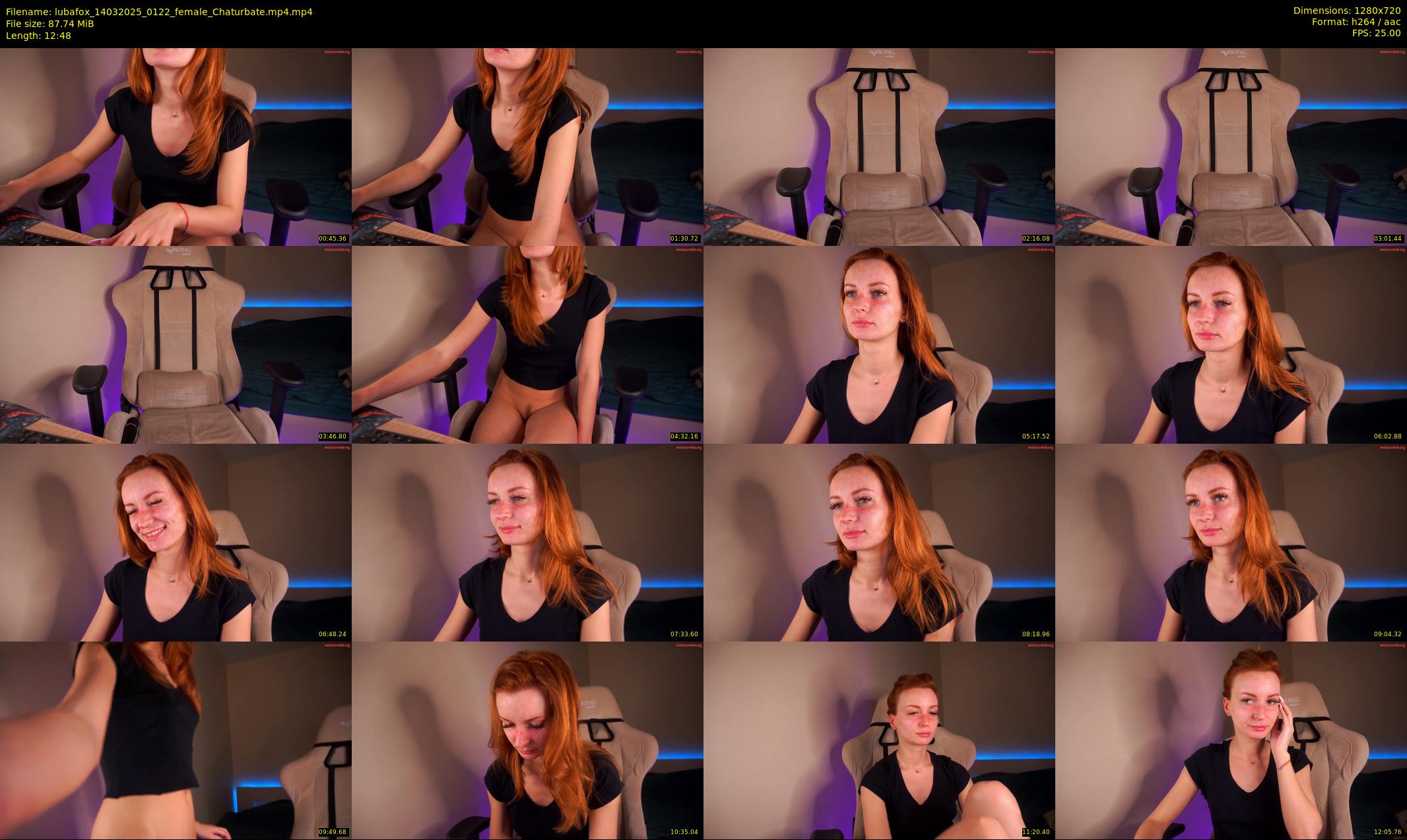 lubafox — 13 minute Chaturbate female cam show recording, 720p, Mar 14, 2025