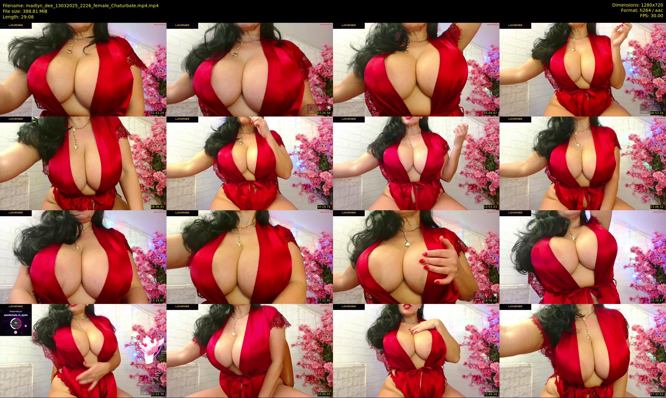 madlyn_dee — 30 minute Chaturbate female cam show recording, 720p, Mar 13, 2025