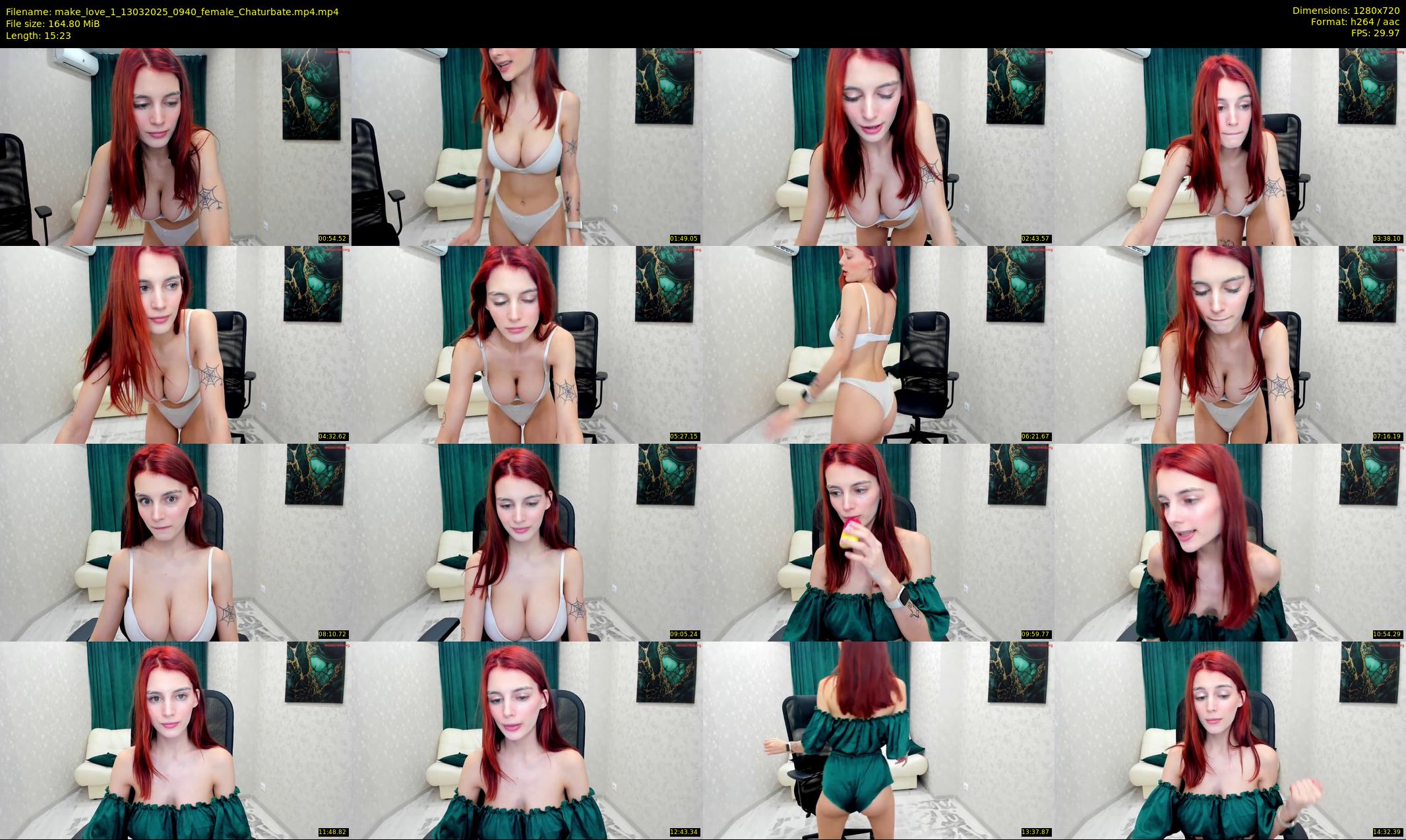make_love_1 — 16 minute Chaturbate female cam show recording, 720p, Mar 13, 2025