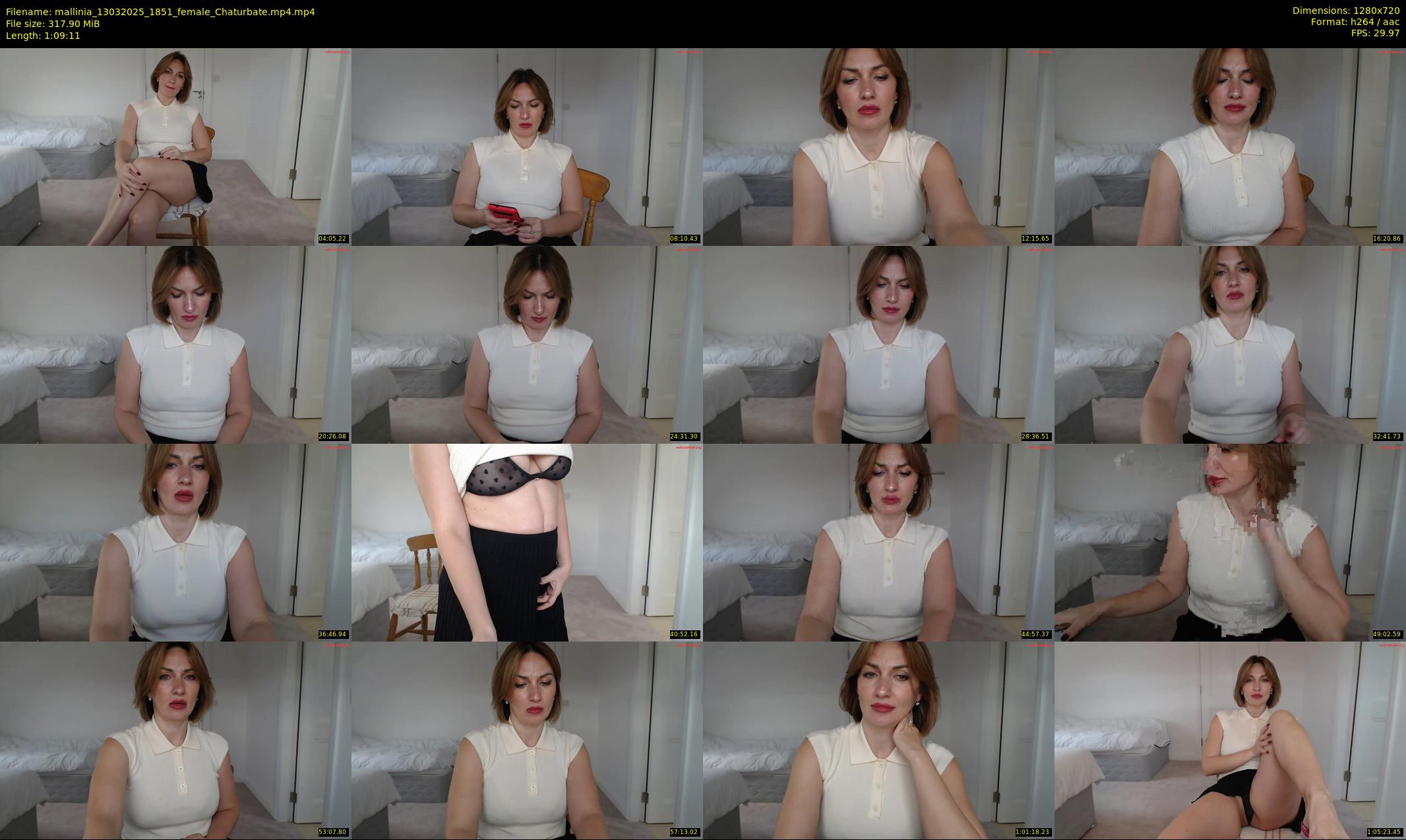 mallinia — 70 minute Chaturbate female cam show recording, 720p, Mar 13, 2025