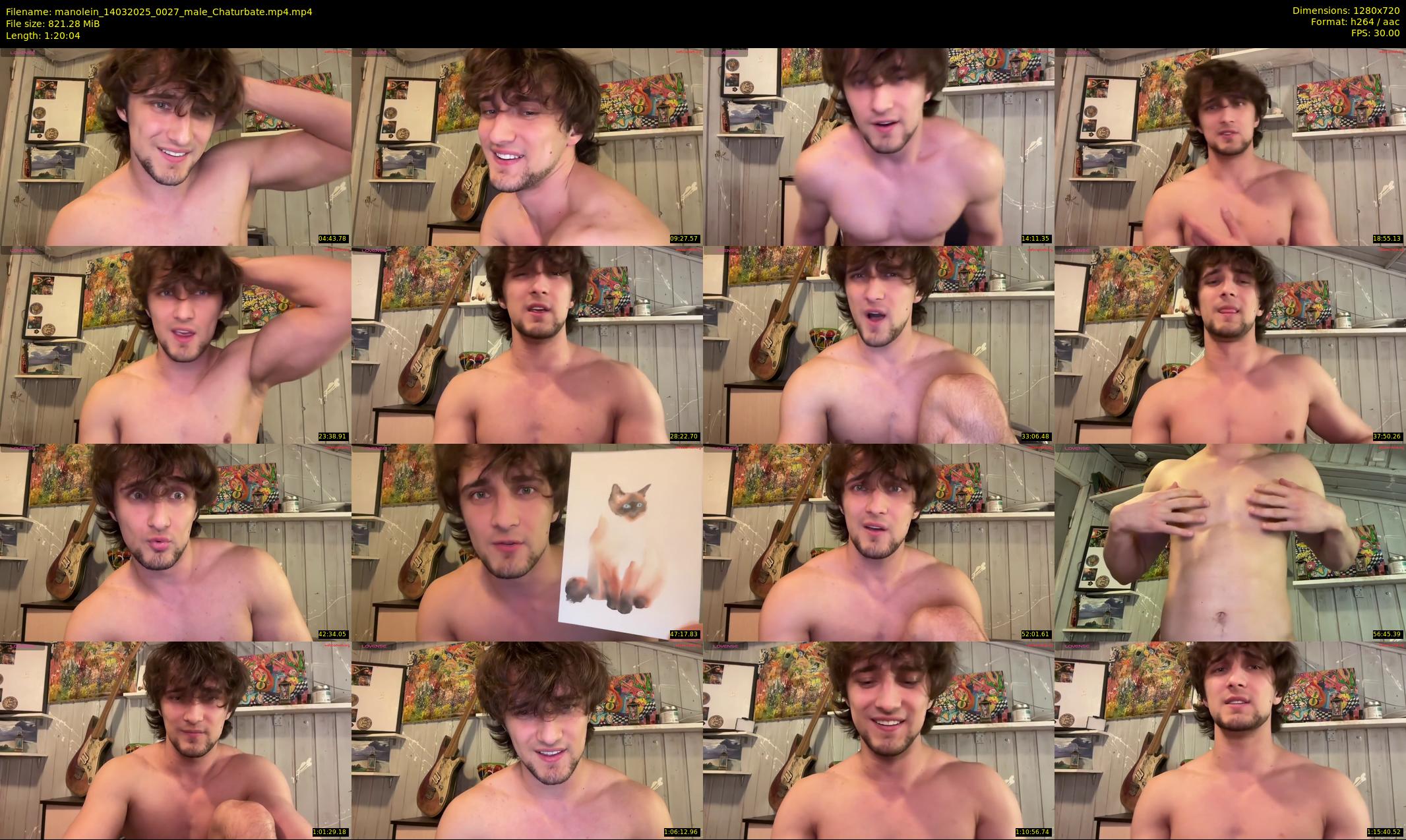 manolein — 81 minute Chaturbate male cam show recording, 720p, Mar 14, 2025