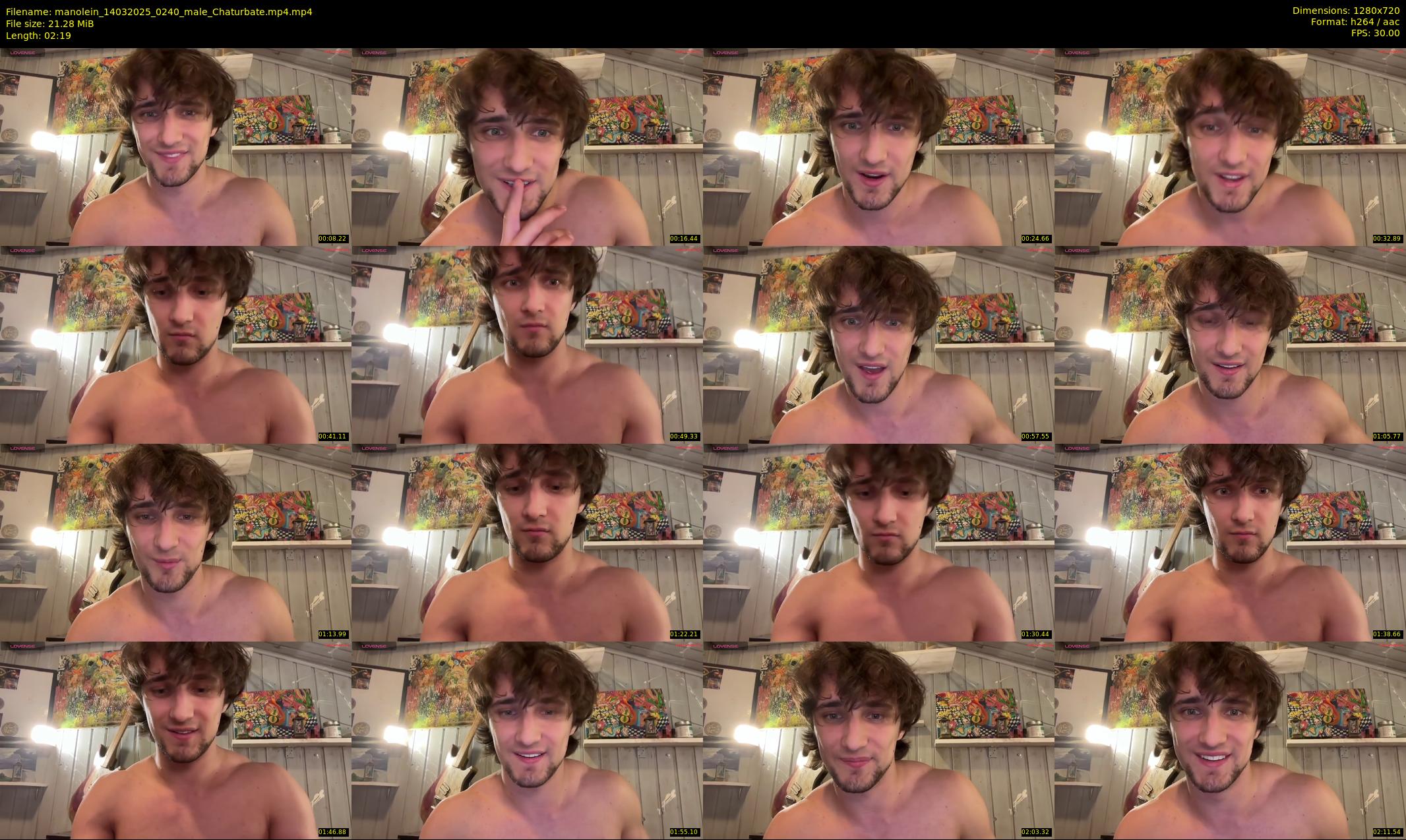 manolein — 3 minute Chaturbate male cam show recording, 720p, Mar 14, 2025