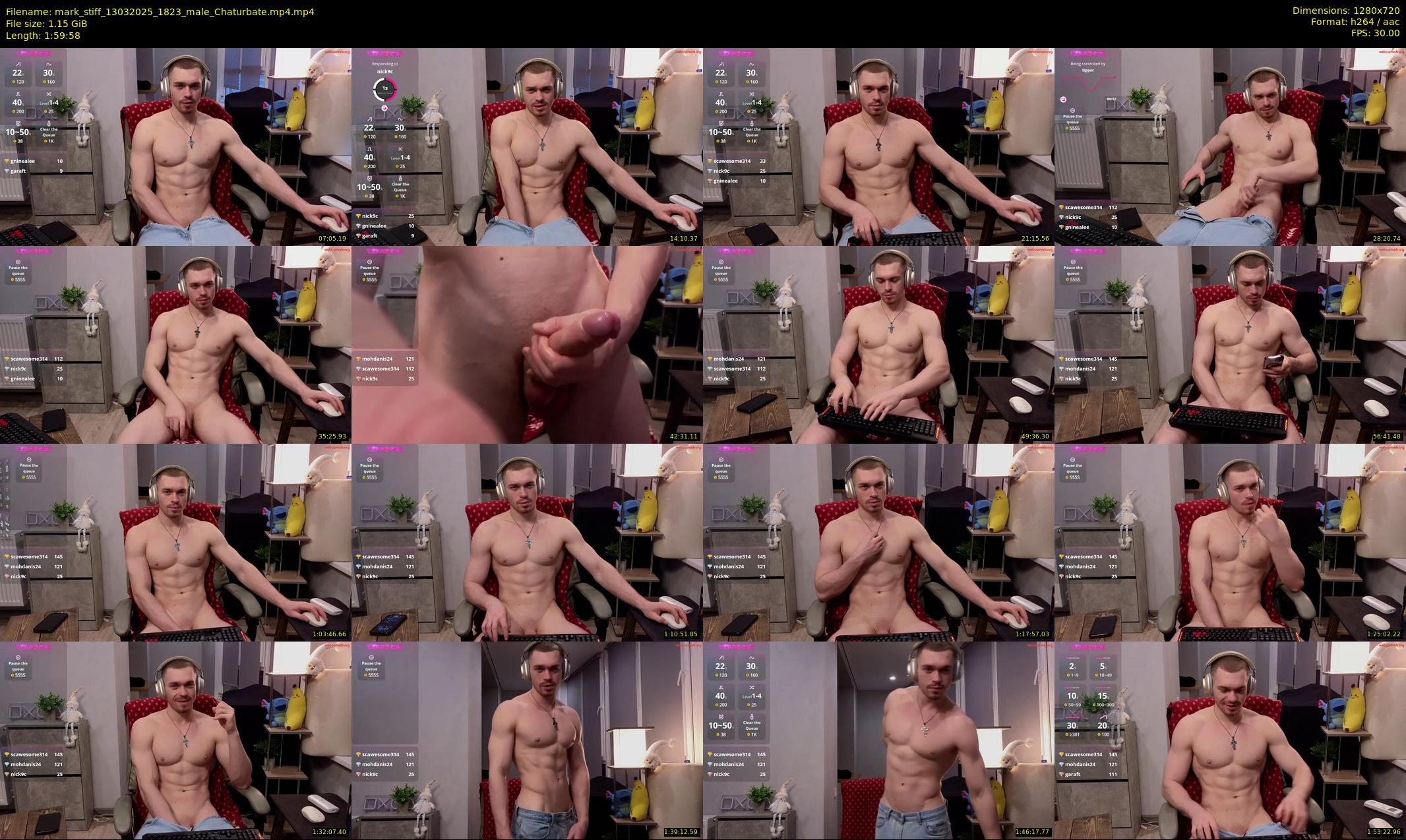 mark_stiff — 120 minute Chaturbate male cam show recording, 720p, Mar 13, 2025