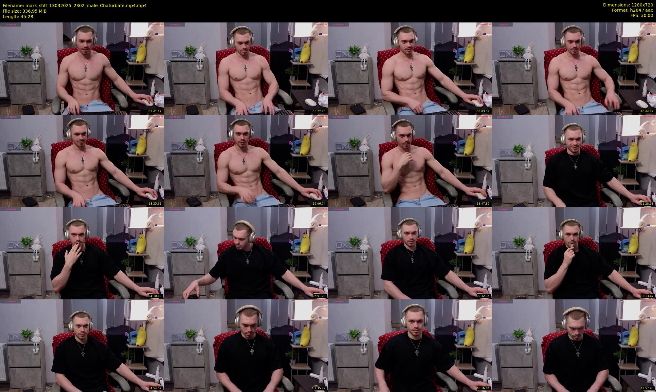 mark_stiff — 46 minute Chaturbate male cam show recording, 720p, Mar 13, 2025