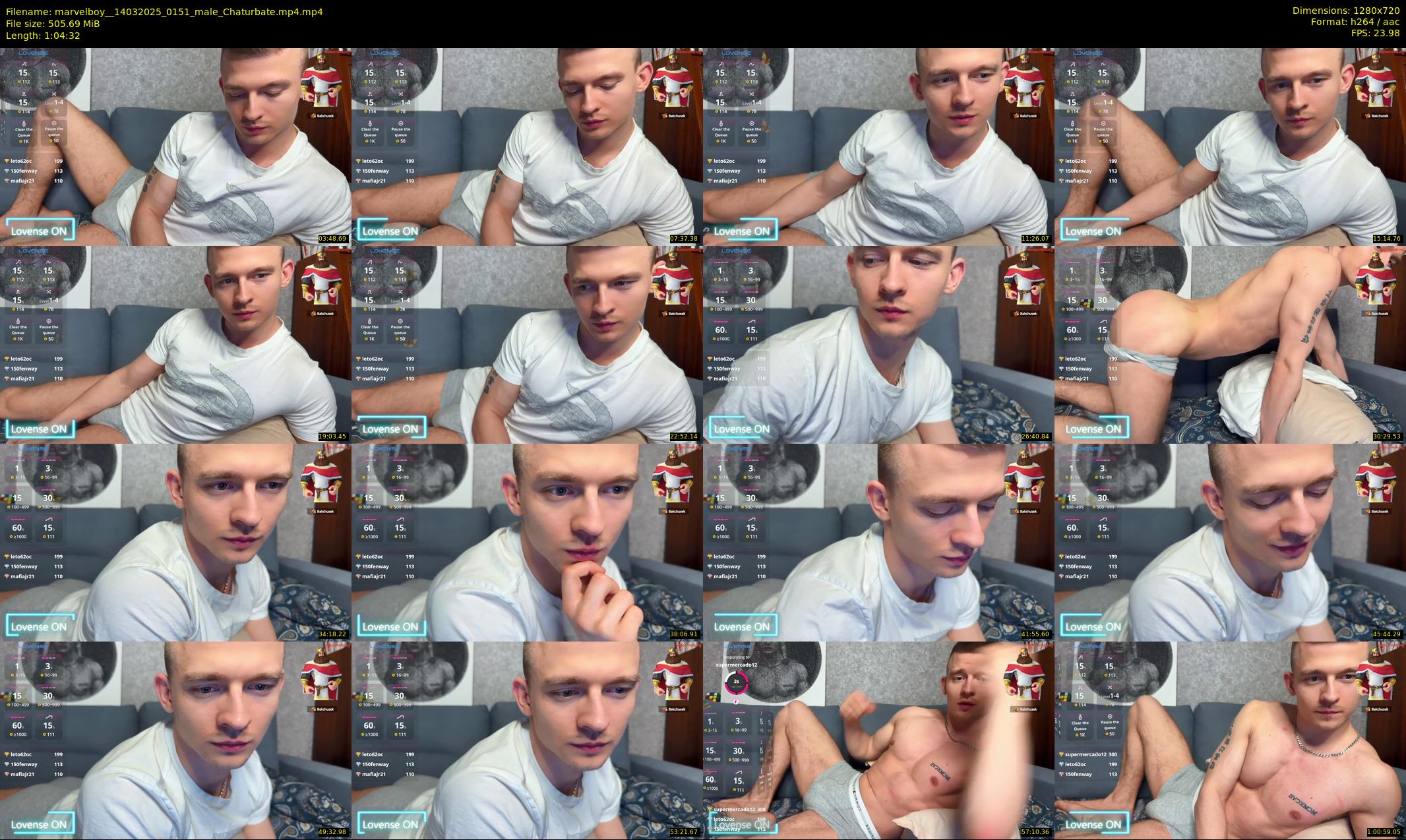 marvelboy_ — 65 minute Chaturbate male cam show recording, 720p, Mar 14, 2025