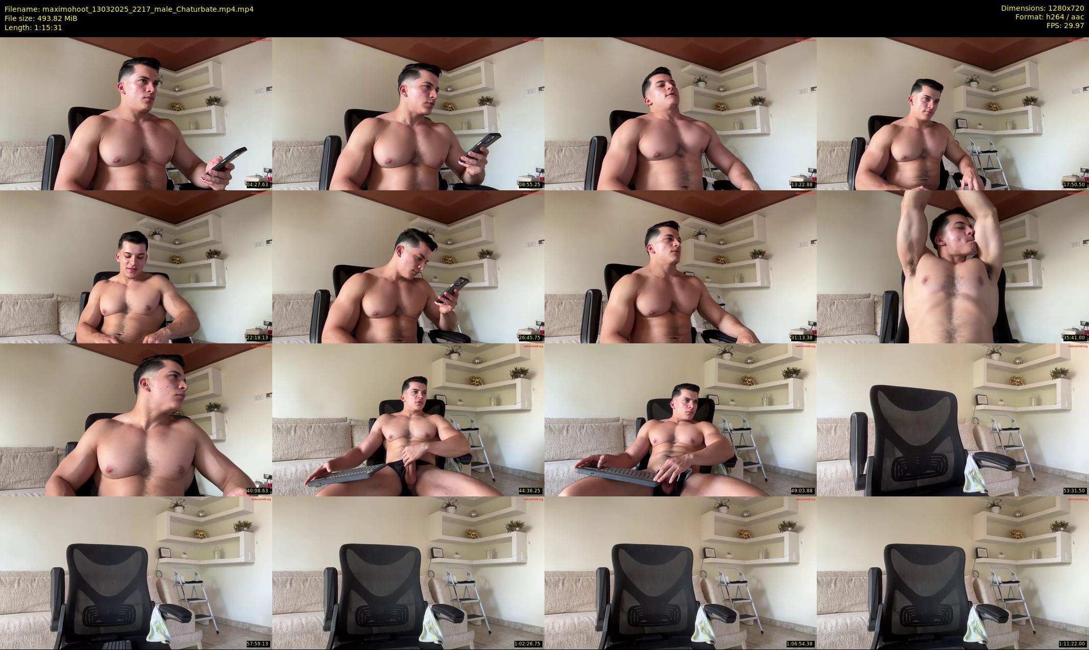 maximohoot — 76 minute Chaturbate male cam show recording, 720p, Mar 13, 2025
