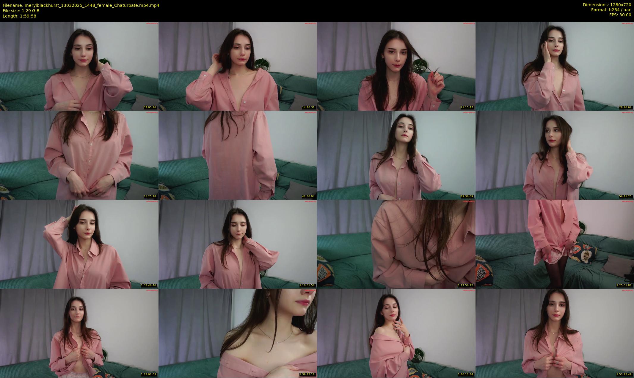merylblackhurst — 120 minute Chaturbate female cam show recording, 720p, Mar 13, 2025