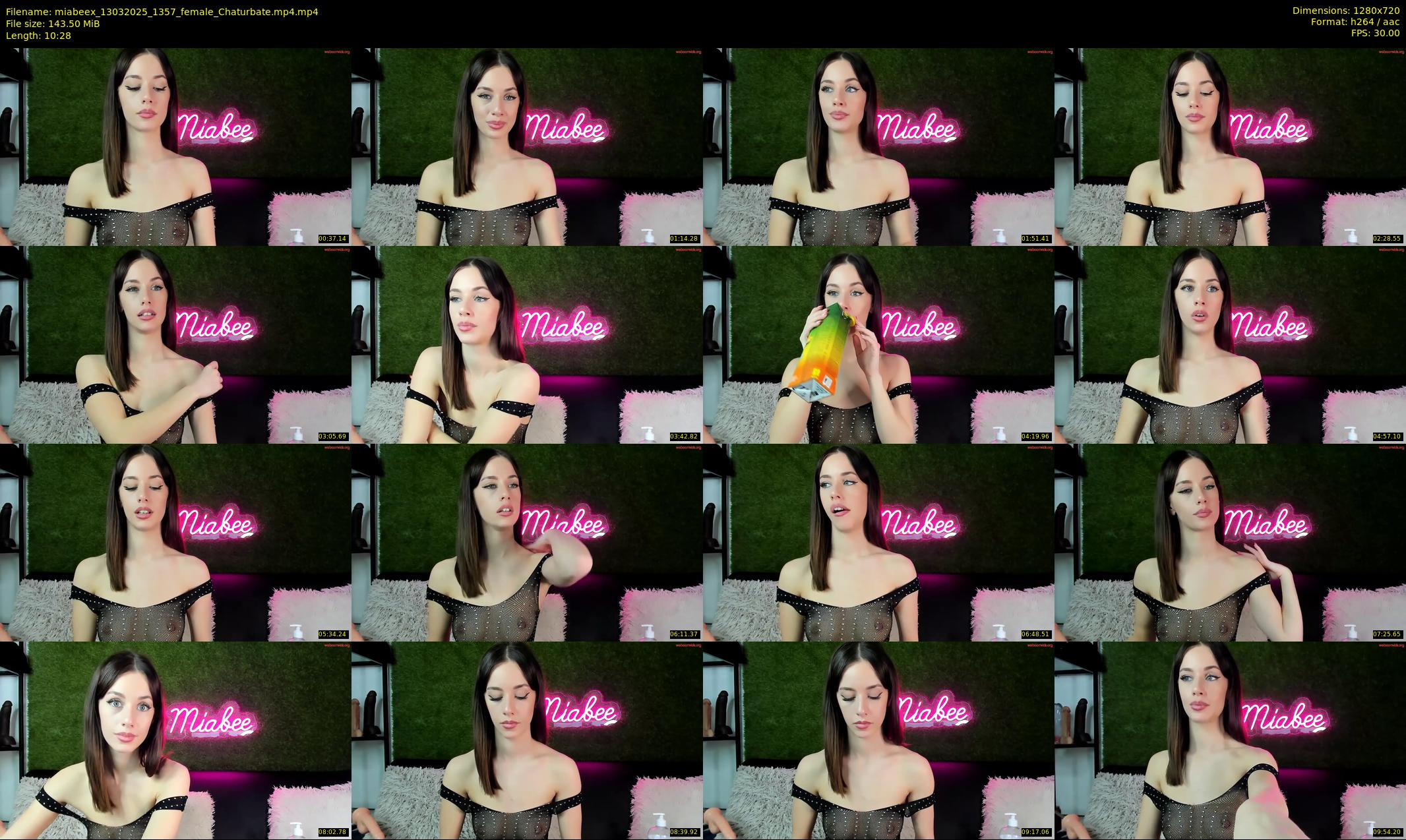 miabeex — 11 minute Chaturbate female cam show recording, 720p, Mar 13, 2025