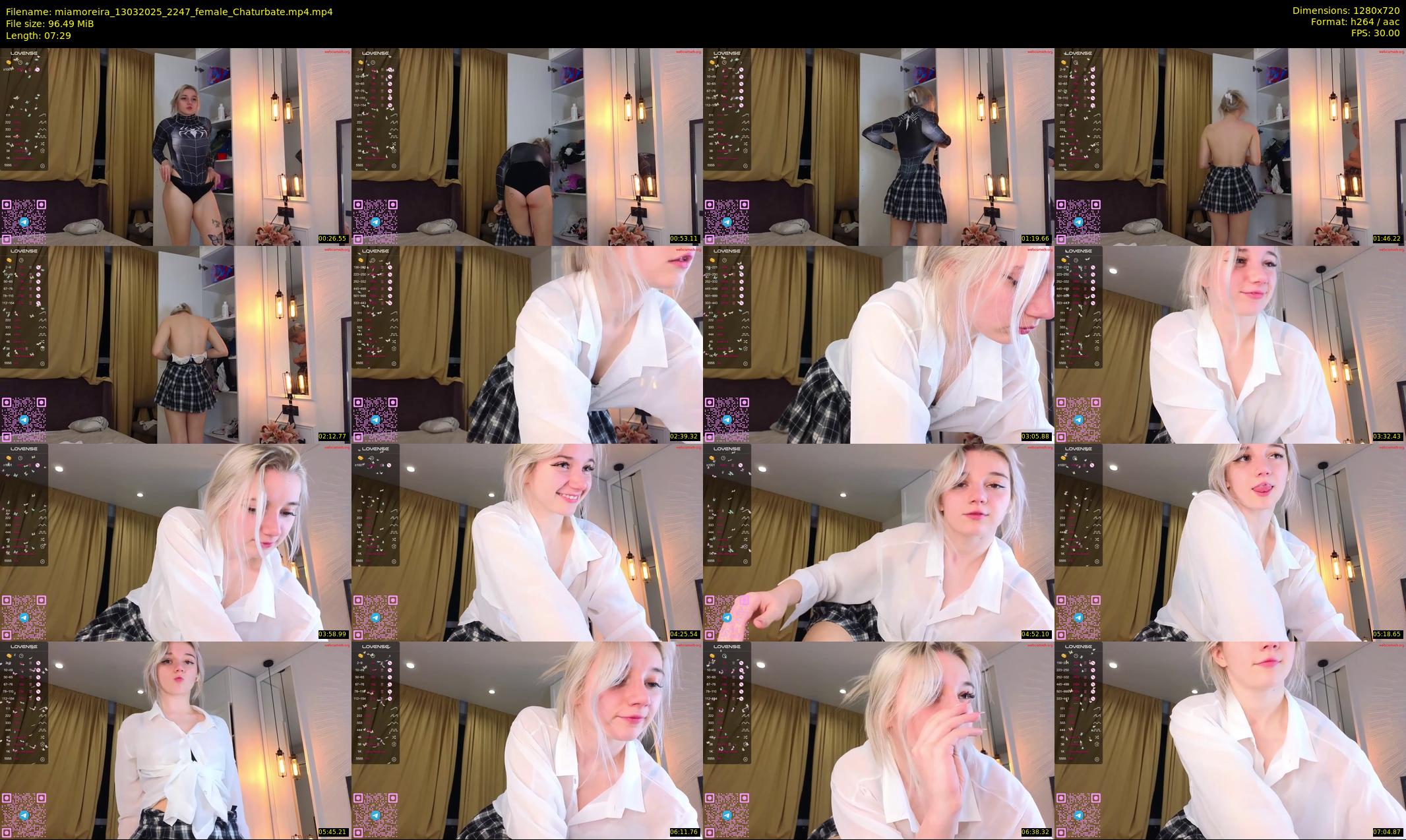 miamoreira — 8 minute Chaturbate female cam show recording, 720p, Mar 13, 2025