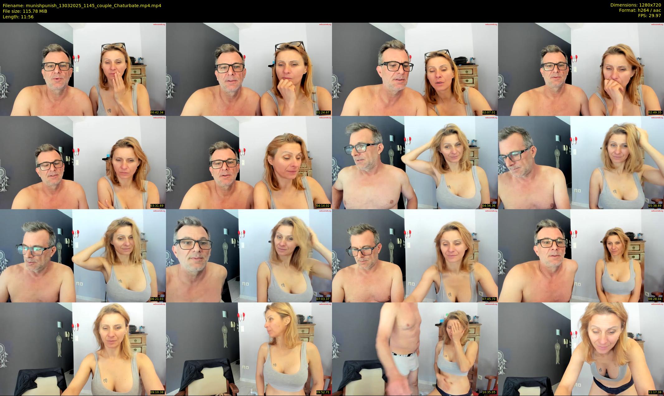 munishpunish — 12 minute Chaturbate couple cam show recording, 720p, Mar 13, 2025