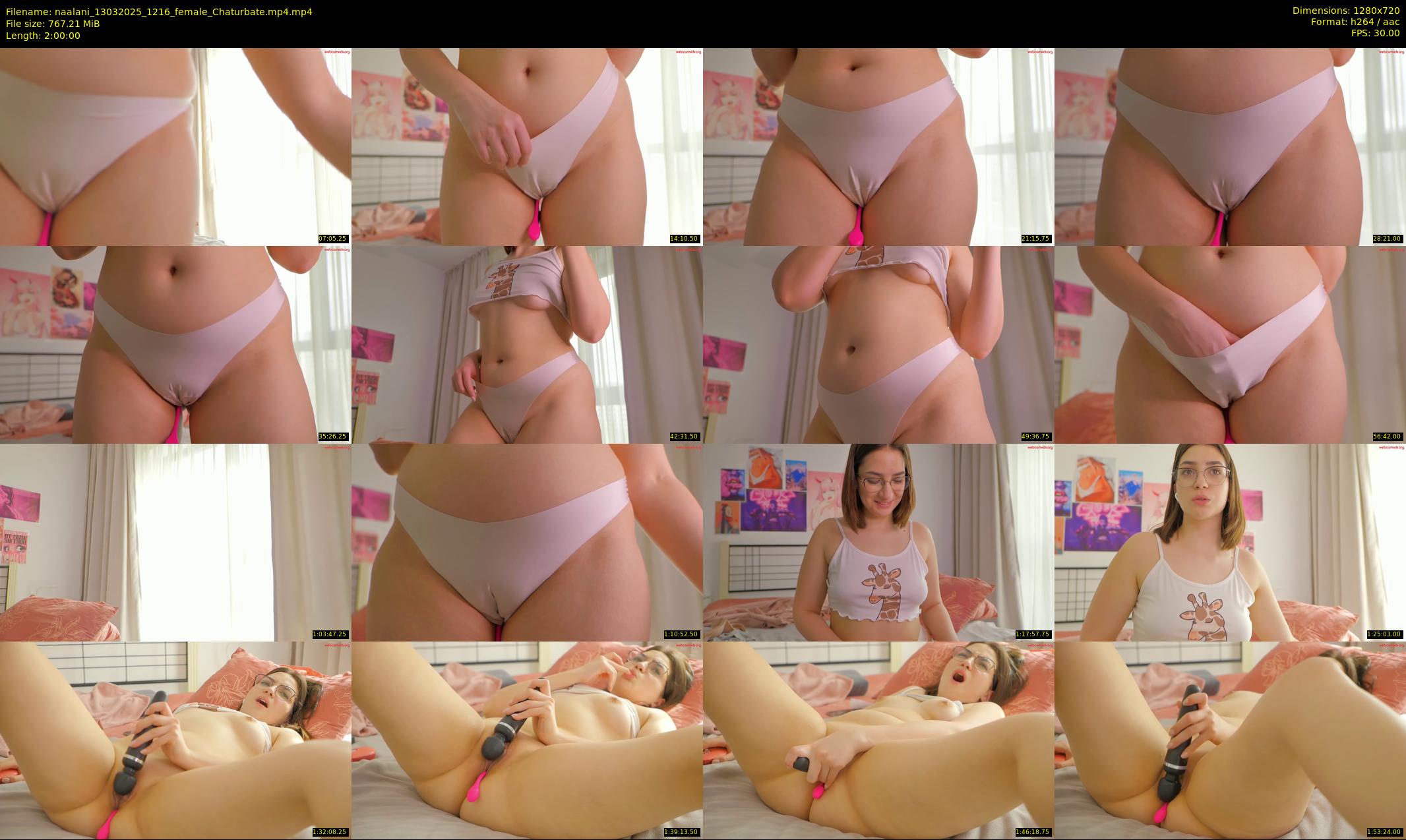 naalani — 120 minute Chaturbate female cam show recording, 720p, Mar 13, 2025