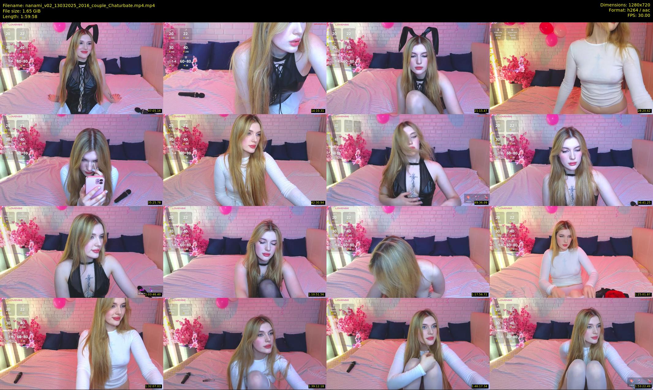 nanami_v02 — 120 minute Chaturbate couple cam show recording, 720p, Mar 13, 2025