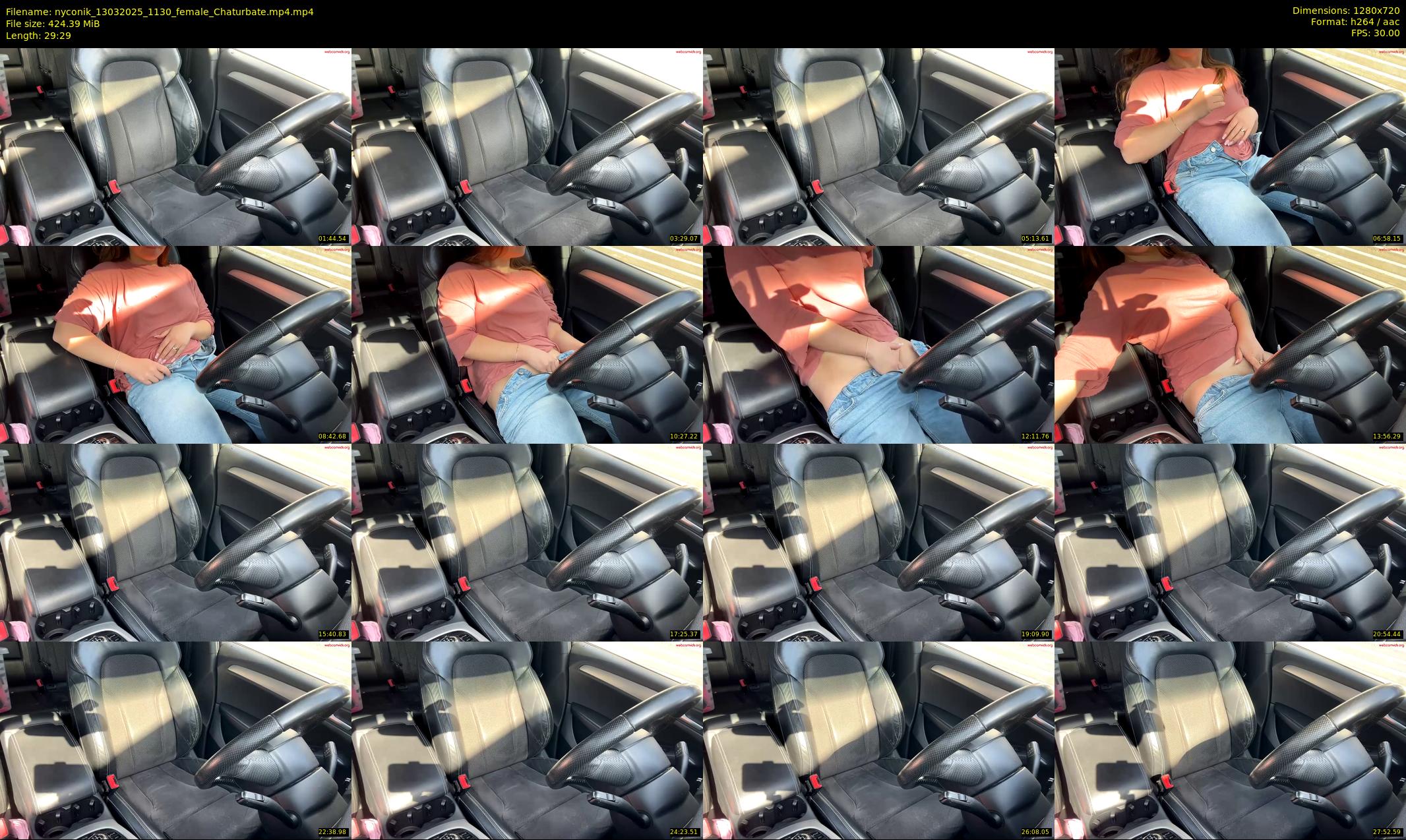 nyconik — 30 minute Chaturbate female cam show recording, 720p, Mar 13, 2025