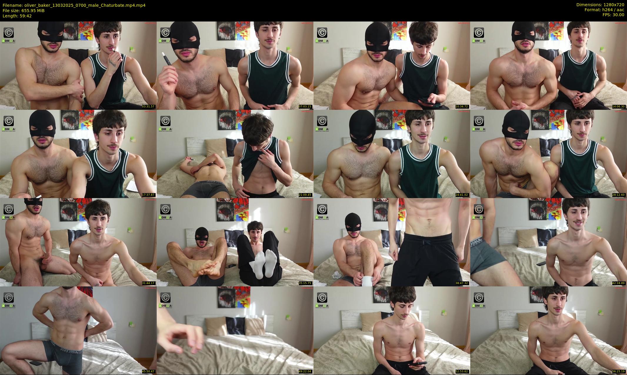 oliver_baker — 60 minute Chaturbate male cam show recording, 720p, Mar 13, 2025