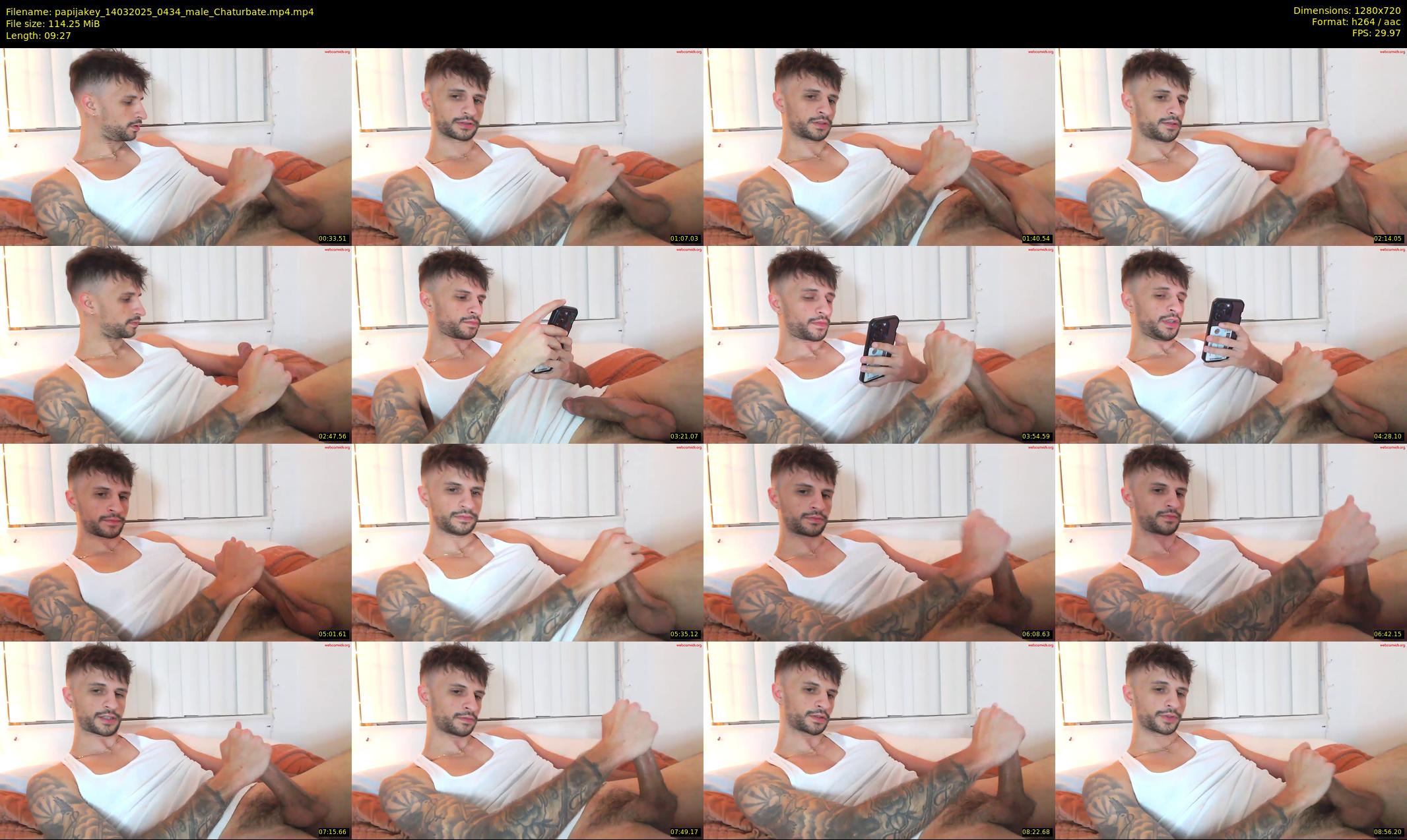 papijakey — 10 minute Chaturbate male cam show recording, 720p, Mar 14, 2025