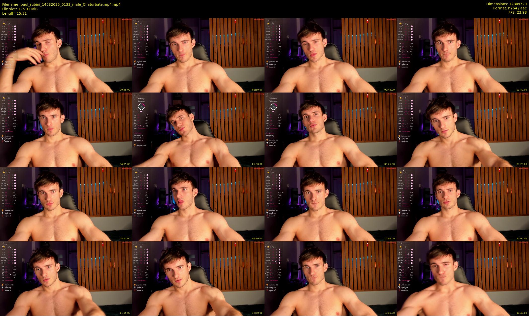 paul_rubini — 16 minute Chaturbate male cam show recording, 720p, Mar 14, 2025