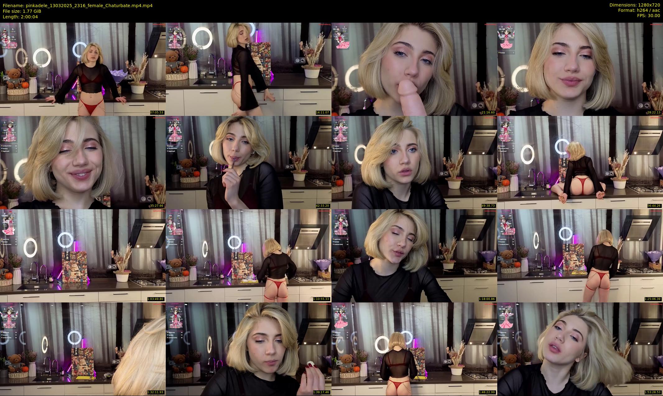 pinkadele — 121 minute Chaturbate female cam show recording, 720p, Mar 13, 2025
