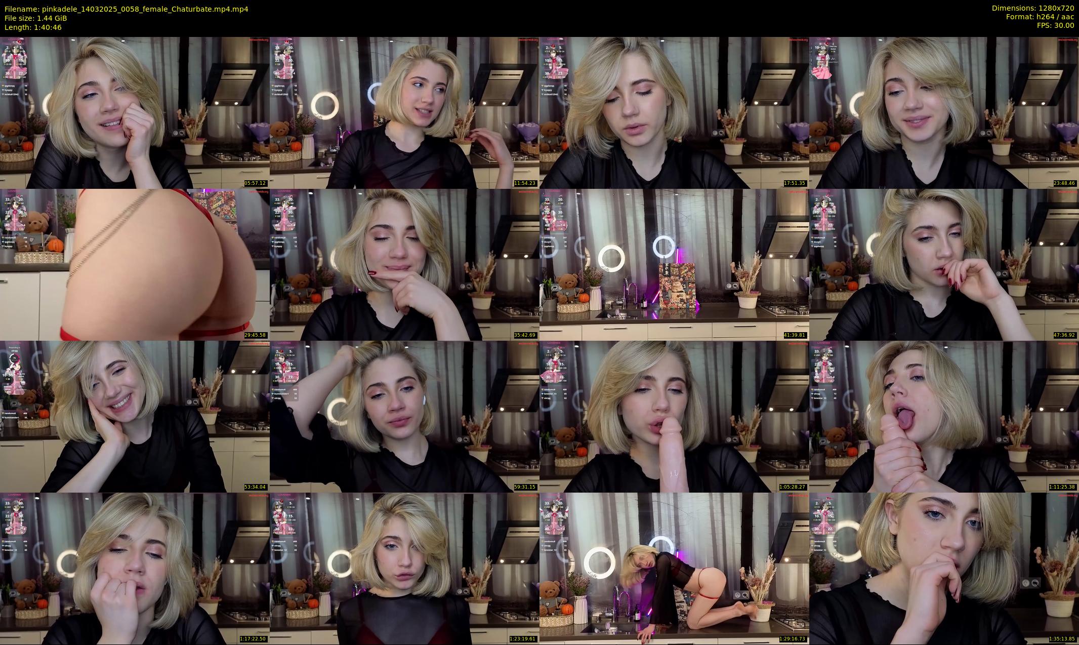 pinkadele — 101 minute Chaturbate female cam show recording, 720p, Mar 14, 2025