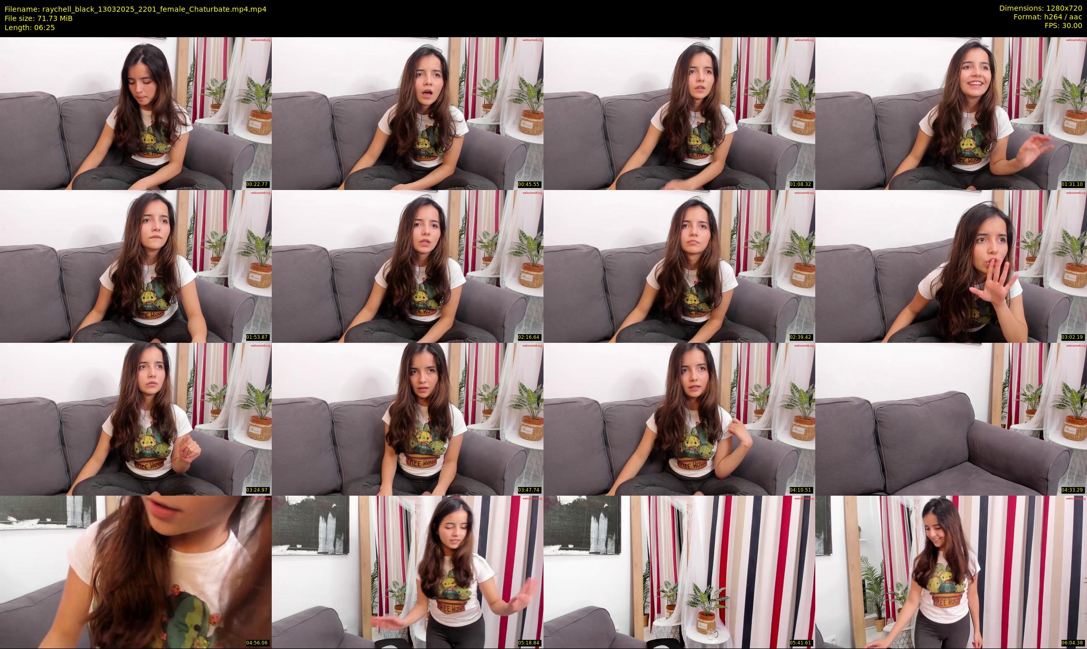 raychell_black — 7 minute Chaturbate female cam show recording, 720p, Mar 13, 2025