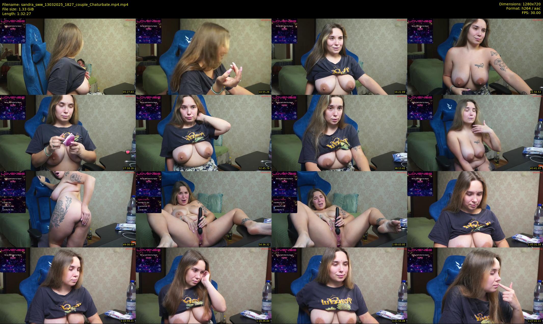 sandra_sww — 93 minute Chaturbate couple cam show recording, 720p, Mar 13, 2025