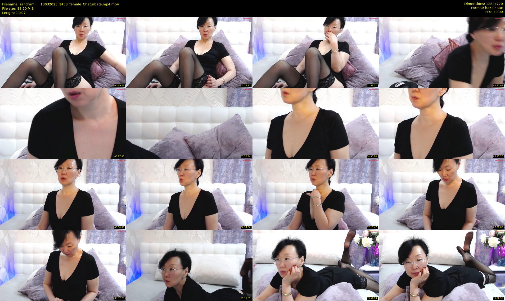 sandrami__ — 12 minute Chaturbate female cam show recording, 720p, Mar 13, 2025