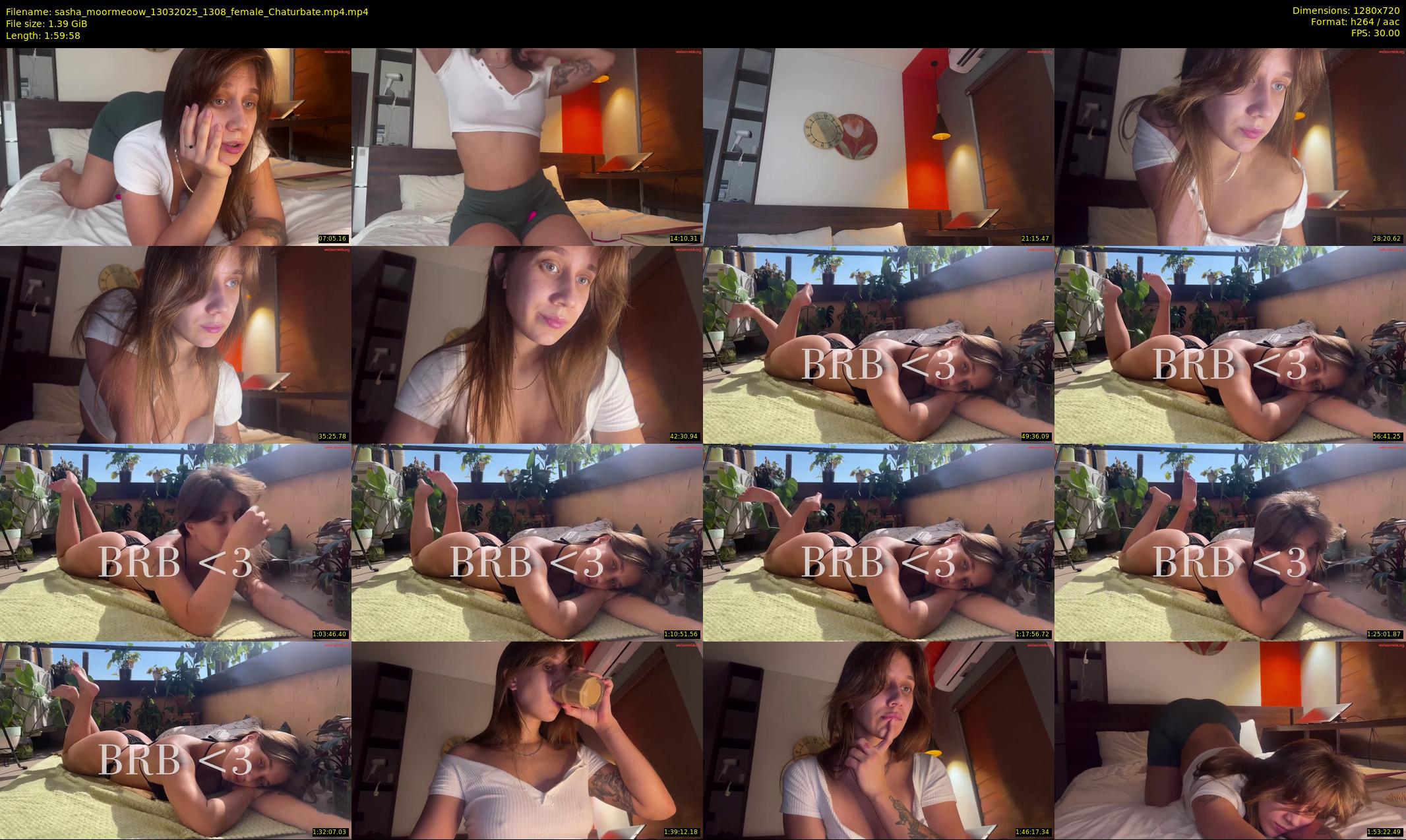 sasha_moormeoow — 120 minute Chaturbate female cam show recording, 720p, Mar 13, 2025