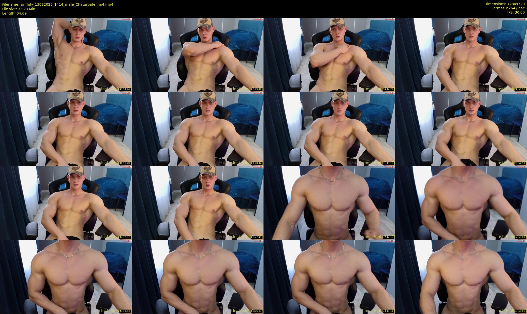 sinffuly — 5 minute Chaturbate male cam show recording, 720p, Mar 13, 2025