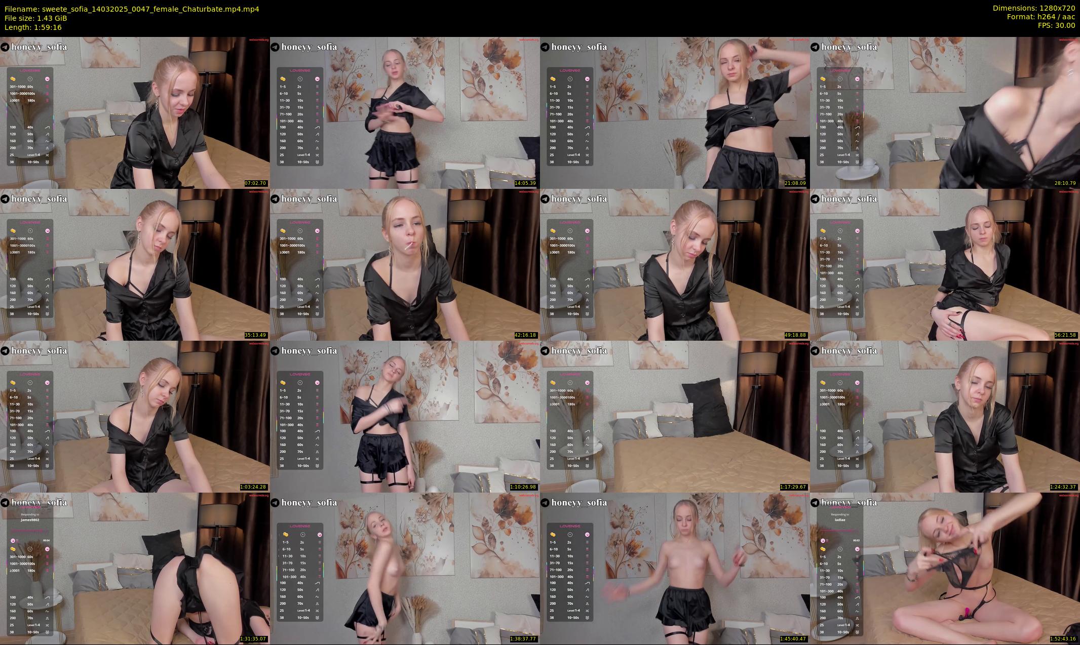 sweete_sofia — 120 minute Chaturbate female cam show recording, 720p, Mar 14, 2025