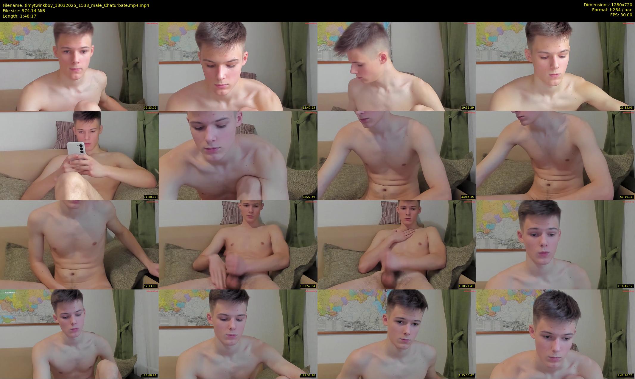 timytwinkboy — 109 minute Chaturbate male cam show recording, 720p, Mar 13, 2025