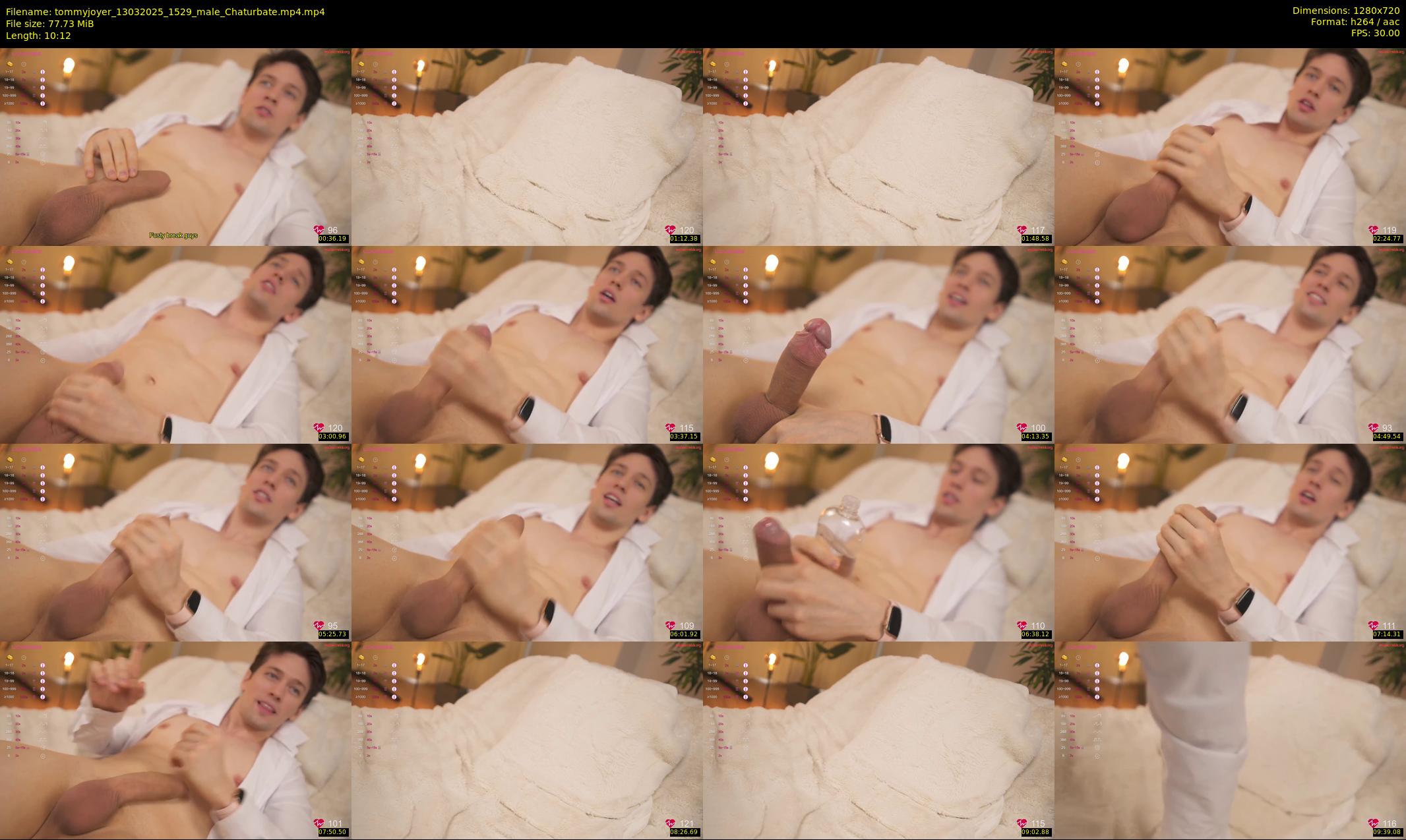 tommyjoyer — 11 minute Chaturbate male cam show recording, 720p, Mar 13, 2025
