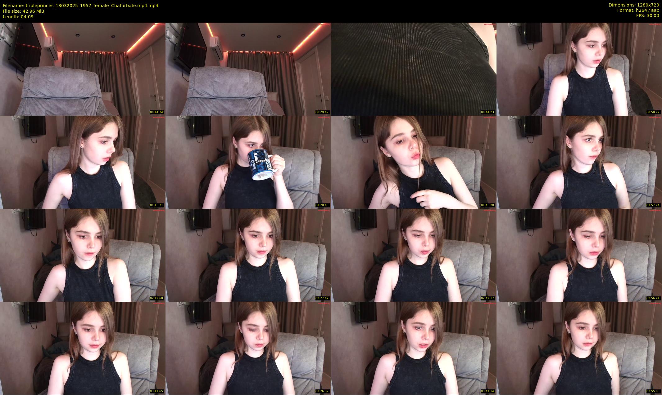 tripleprinces — 5 minute Chaturbate female cam show recording, 720p, Mar 13, 2025