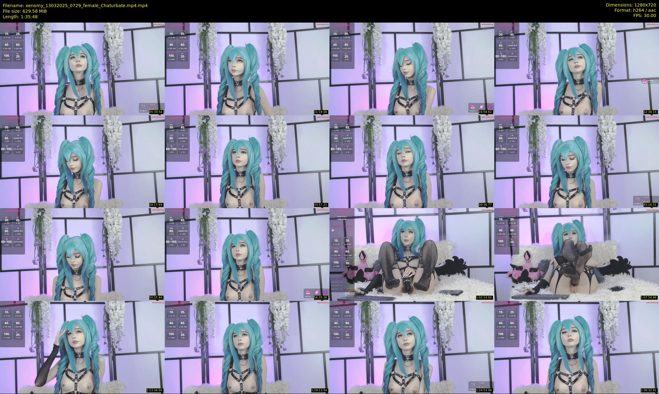 xenomy — 96 minute Chaturbate female cam show recording, 720p, Mar 13, 2025
