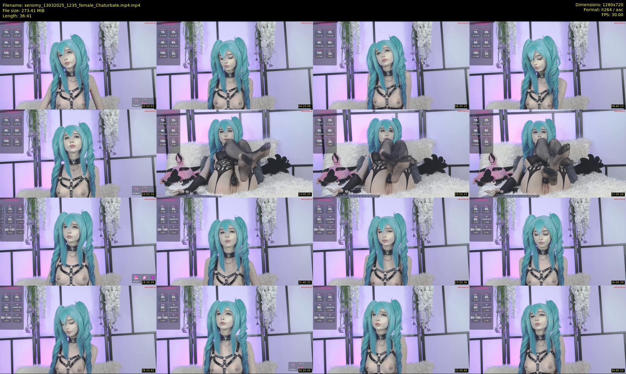 xenomy — 37 minute Chaturbate female cam show recording, 720p, Mar 13, 2025