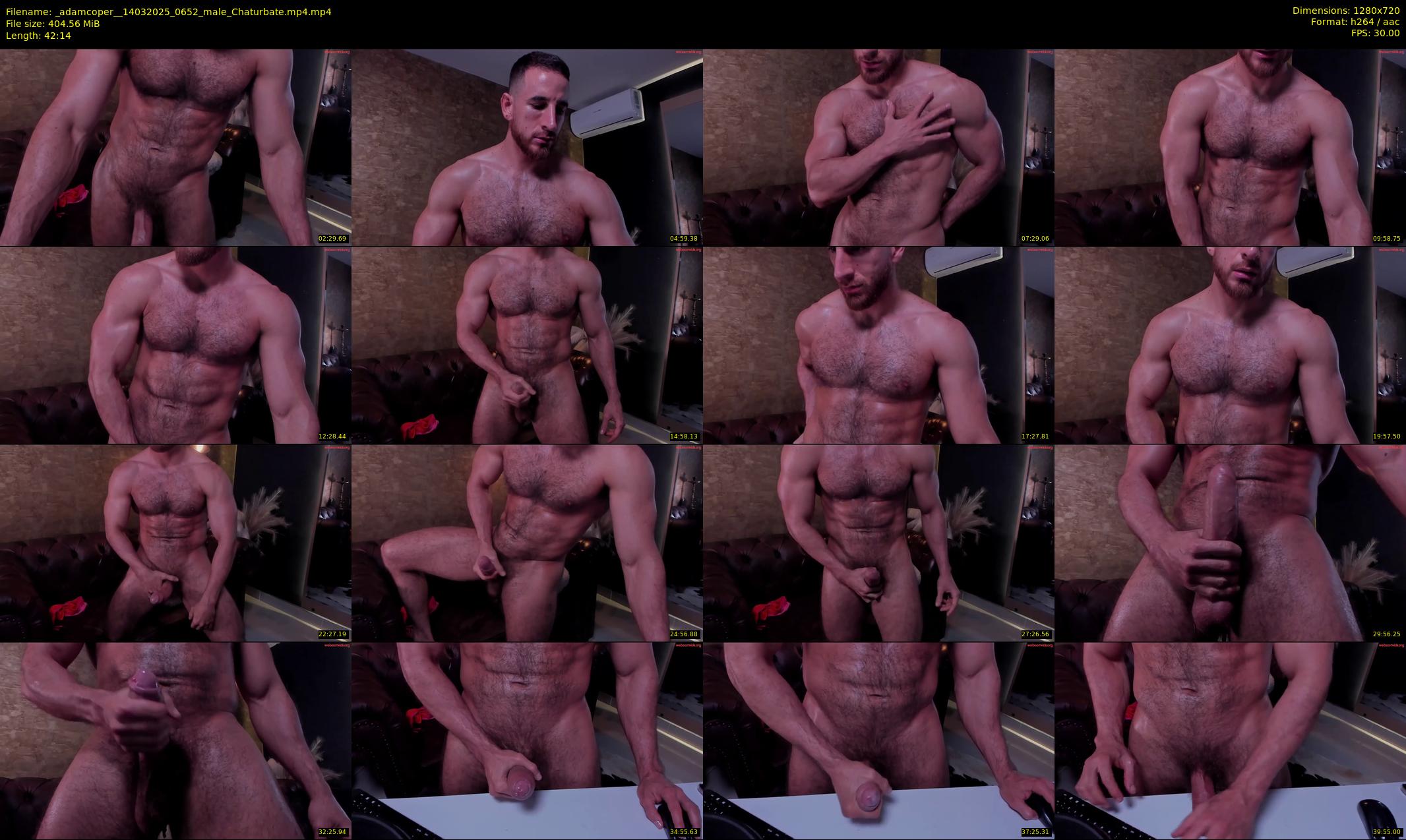 _adamcoper_ — 43 minute Chaturbate male cam show recording, 720p, Mar 14, 2025