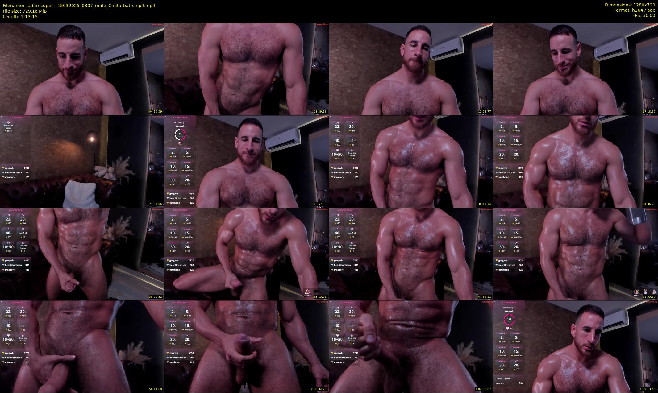 _adamcoper_ — 74 minute Chaturbate male cam show recording, 720p, Mar 15, 2025