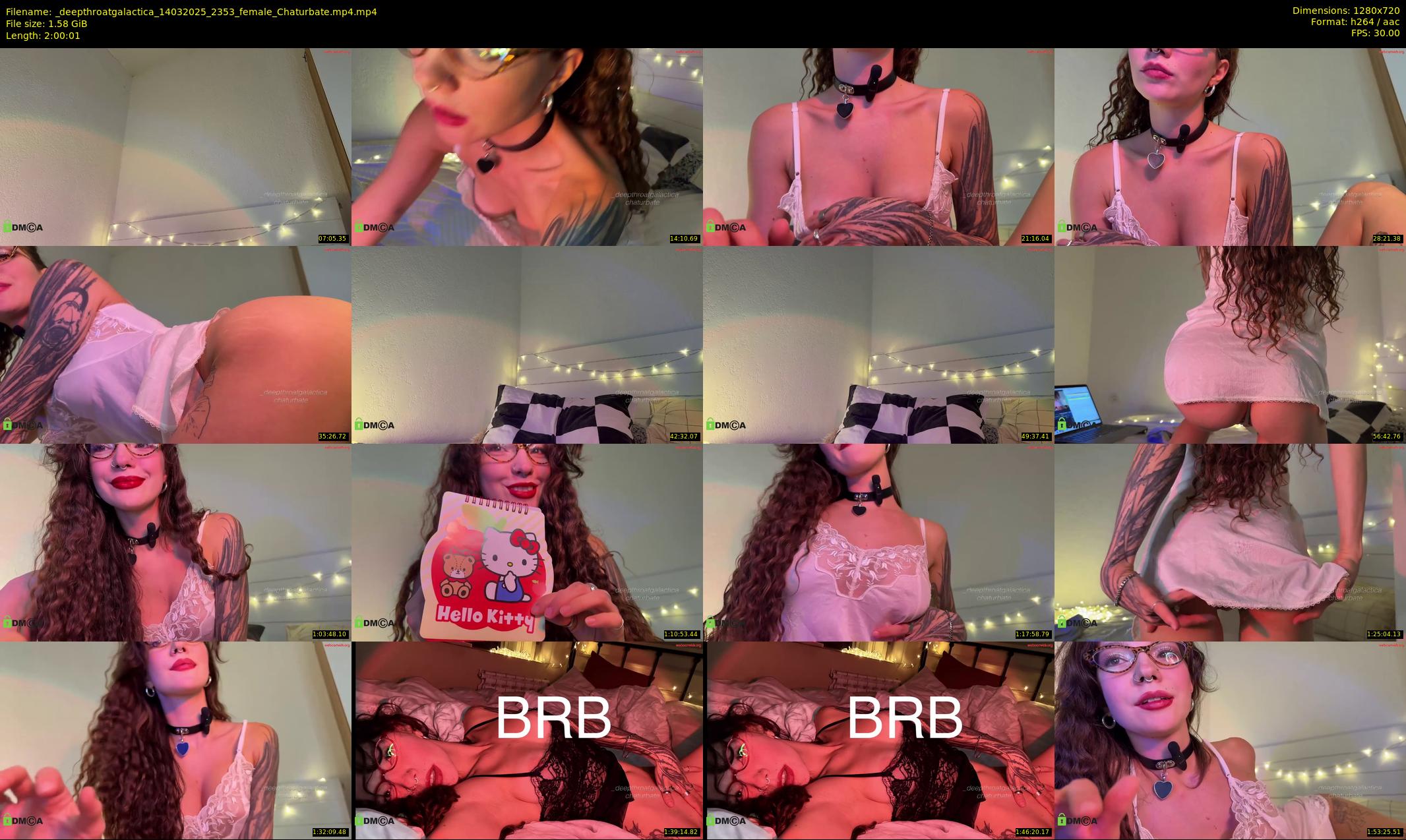 _deepthroatgalactica — 121 minute Chaturbate couple cam show recording, 720p, Mar 14, 2025