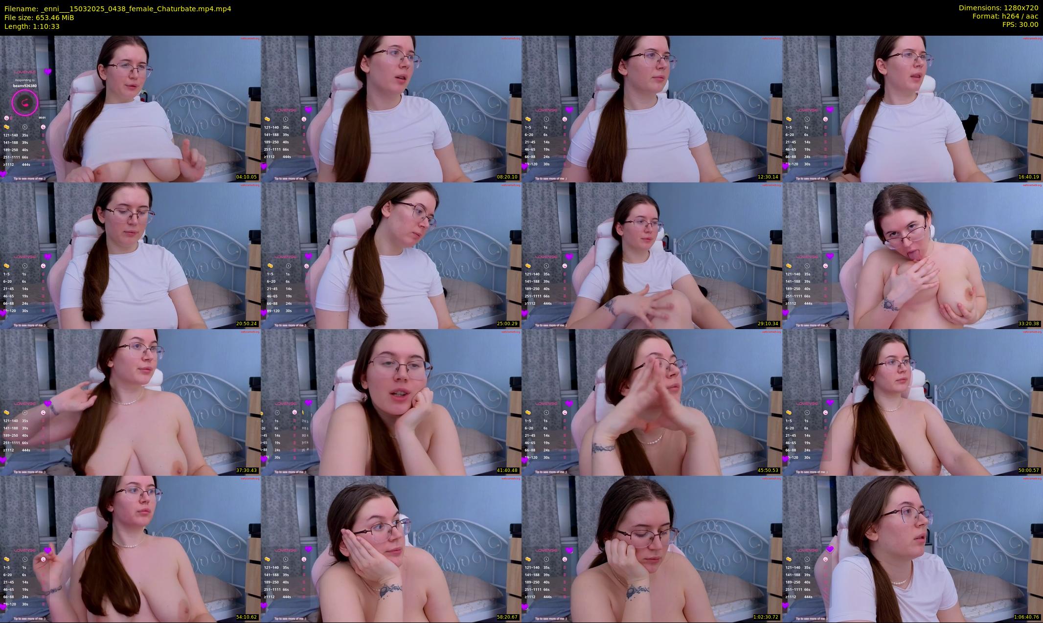 _enni__ — 71 minute Chaturbate female cam show recording, 720p, Mar 15, 2025