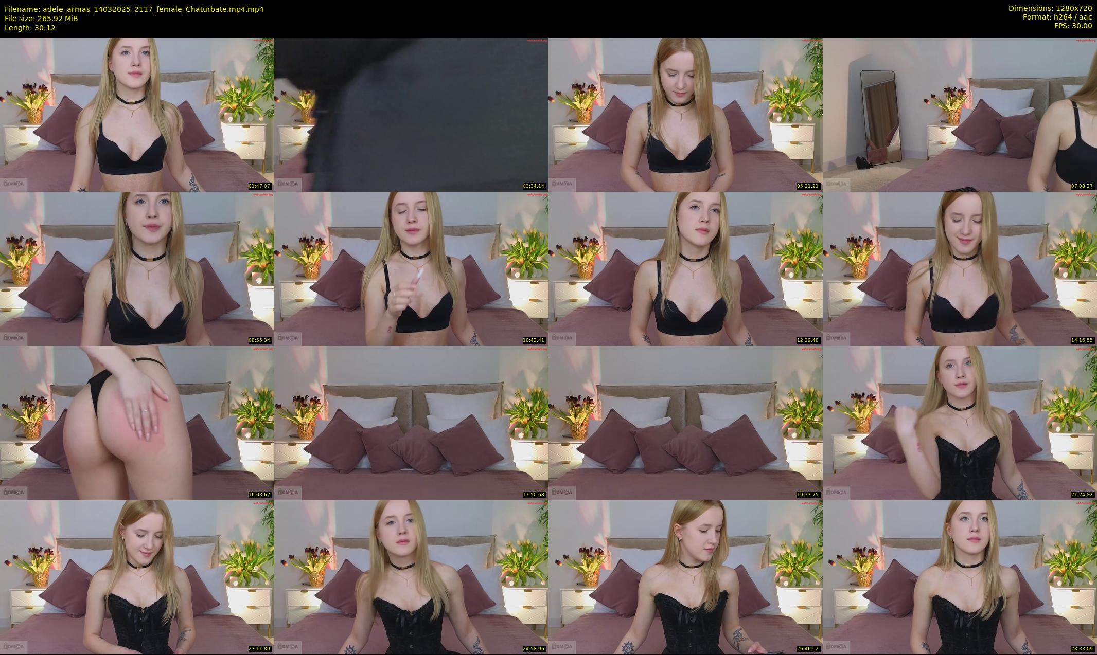 adele_armas — 31 minute Chaturbate female cam show recording, 720p, Mar 14, 2025
