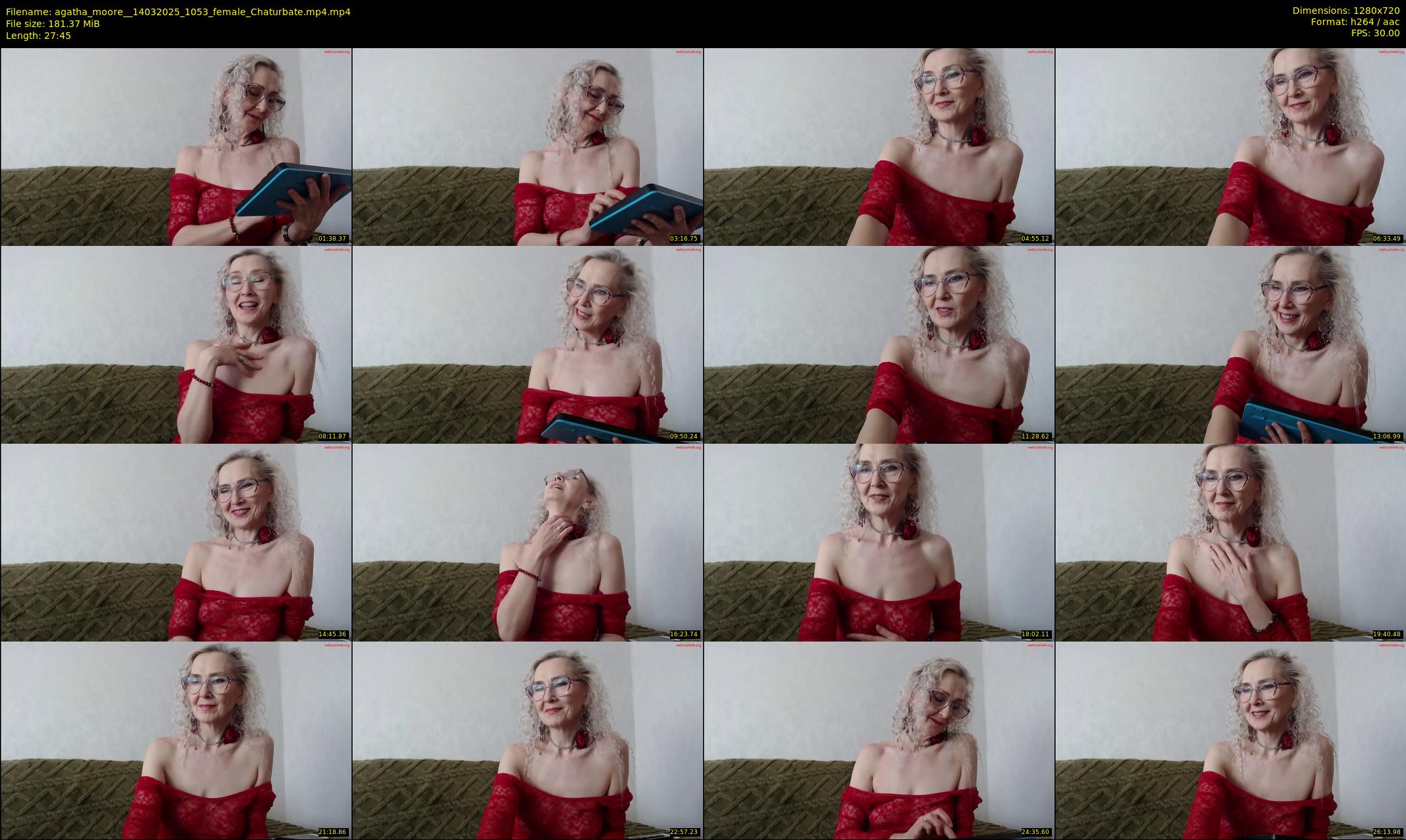 agatha_moore_ — 28 minute Chaturbate female cam show recording, 720p, Mar 14, 2025