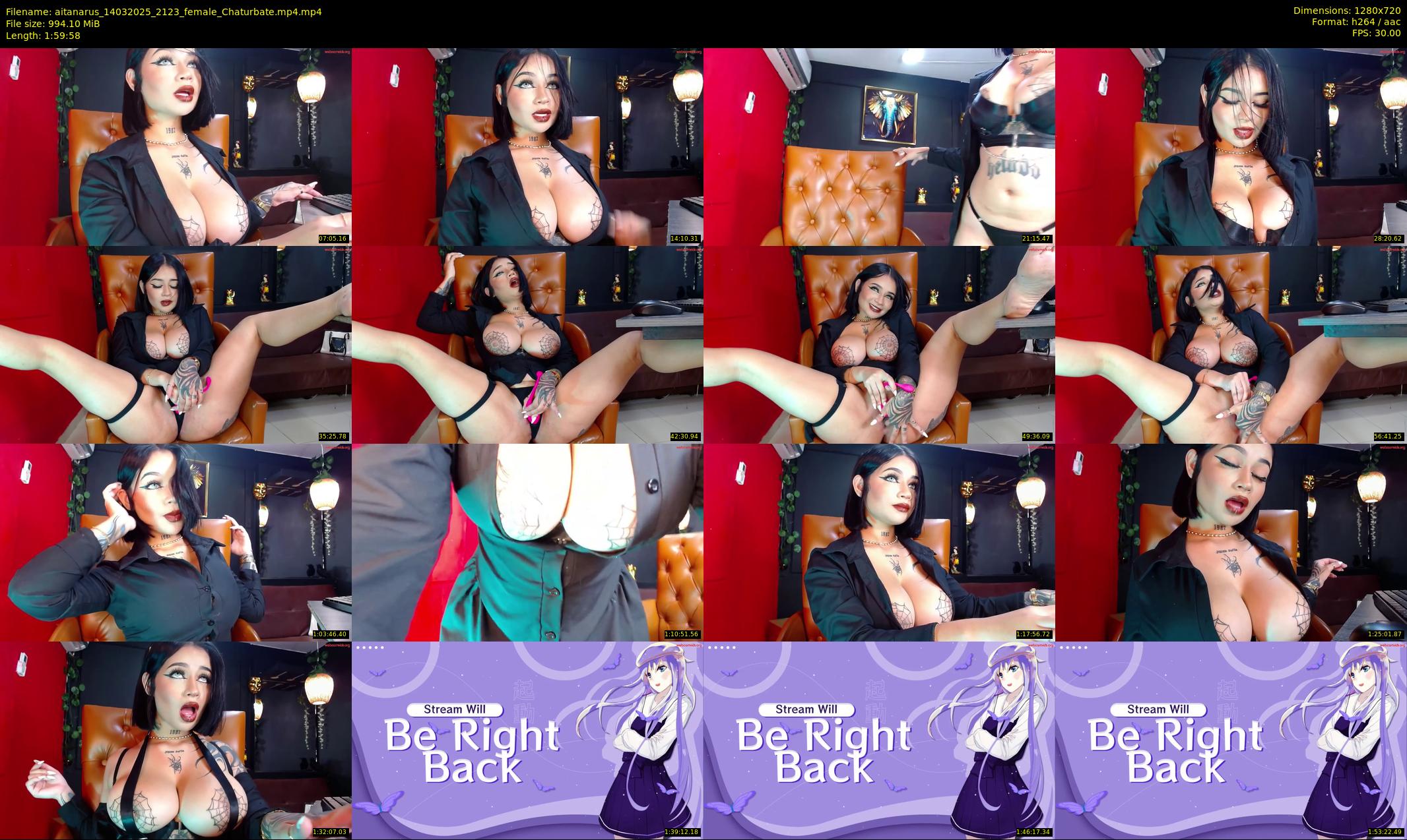 aitanarus — 120 minute Chaturbate female cam show recording, 720p, Mar 14, 2025